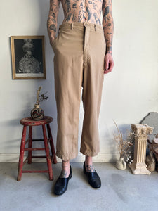 1960s Worsted Wool Hemmed Trousers (31 x 26)