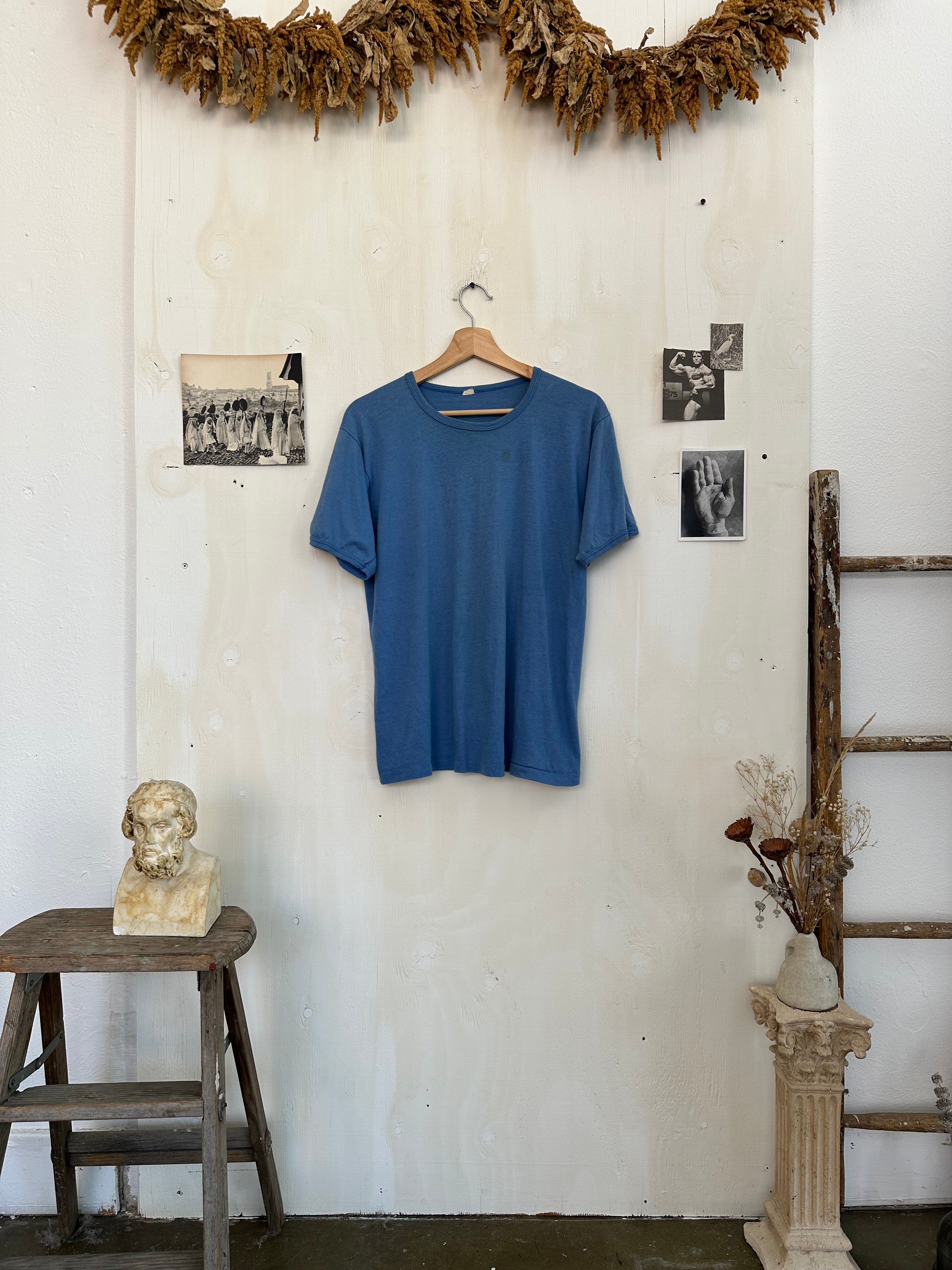 1980s Light Blue Blank (M)