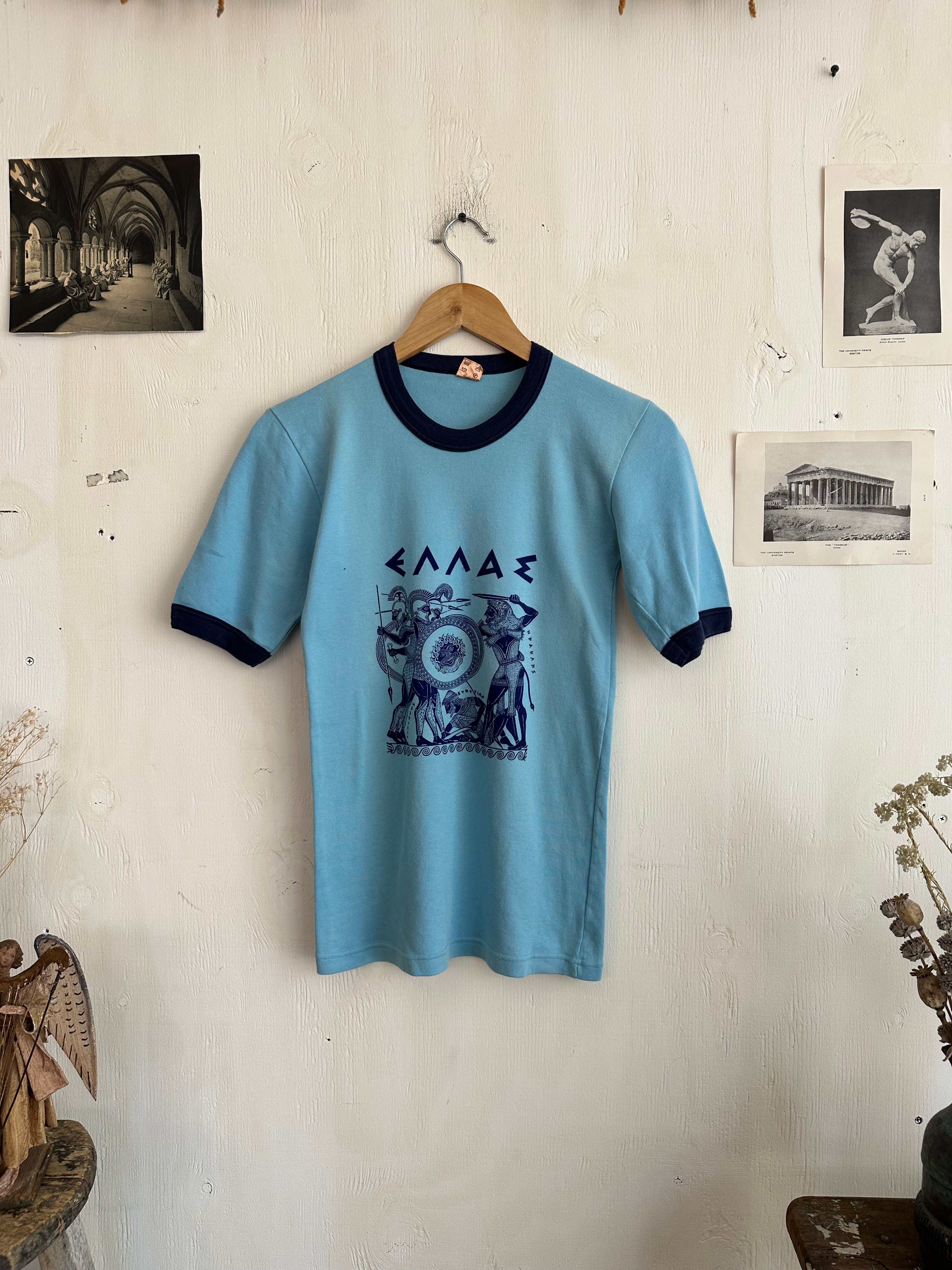 1980s Greek Ringer Tee (M)