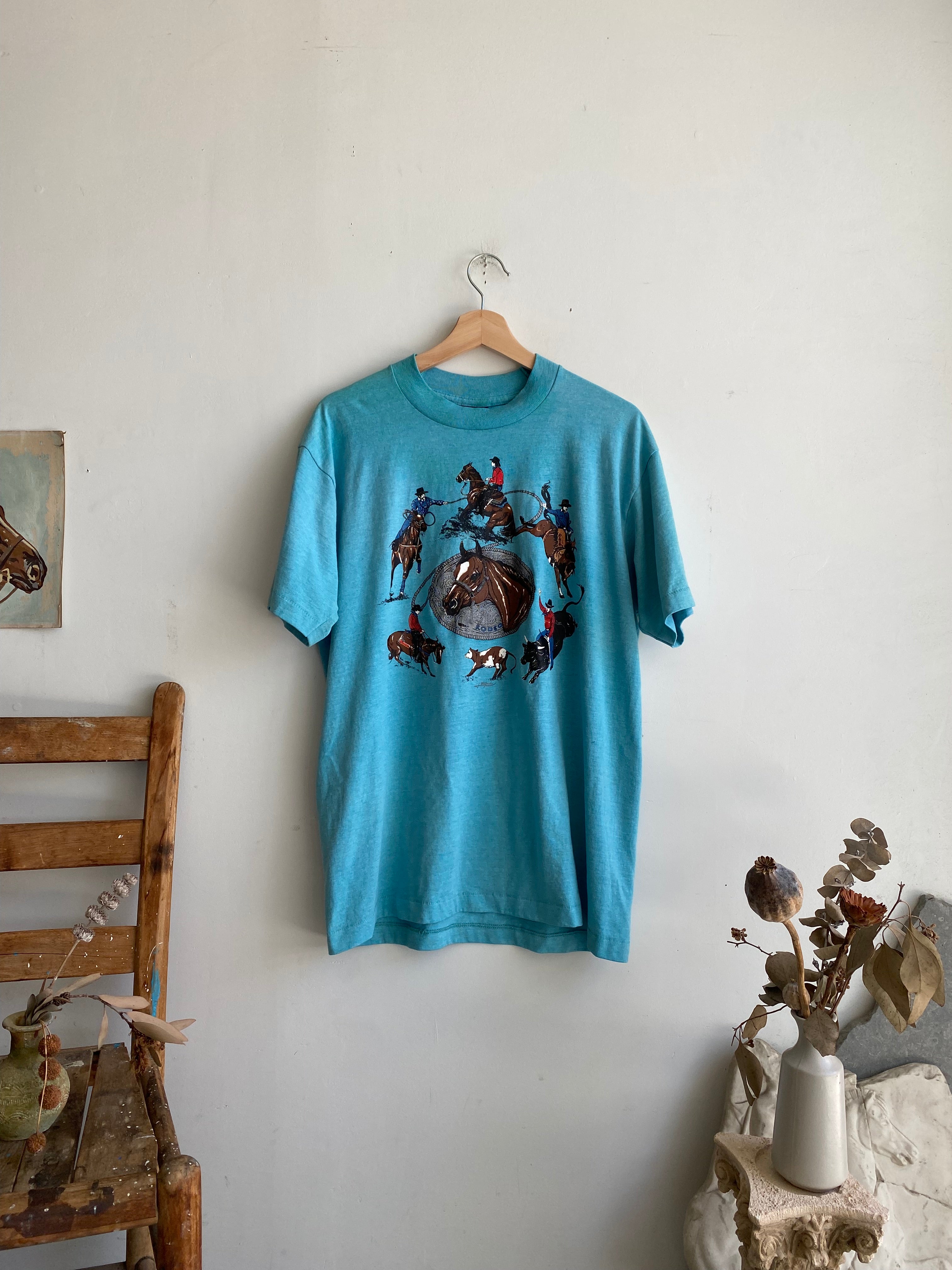 1990s Rodeo Circle T-Shirt (L/XL)