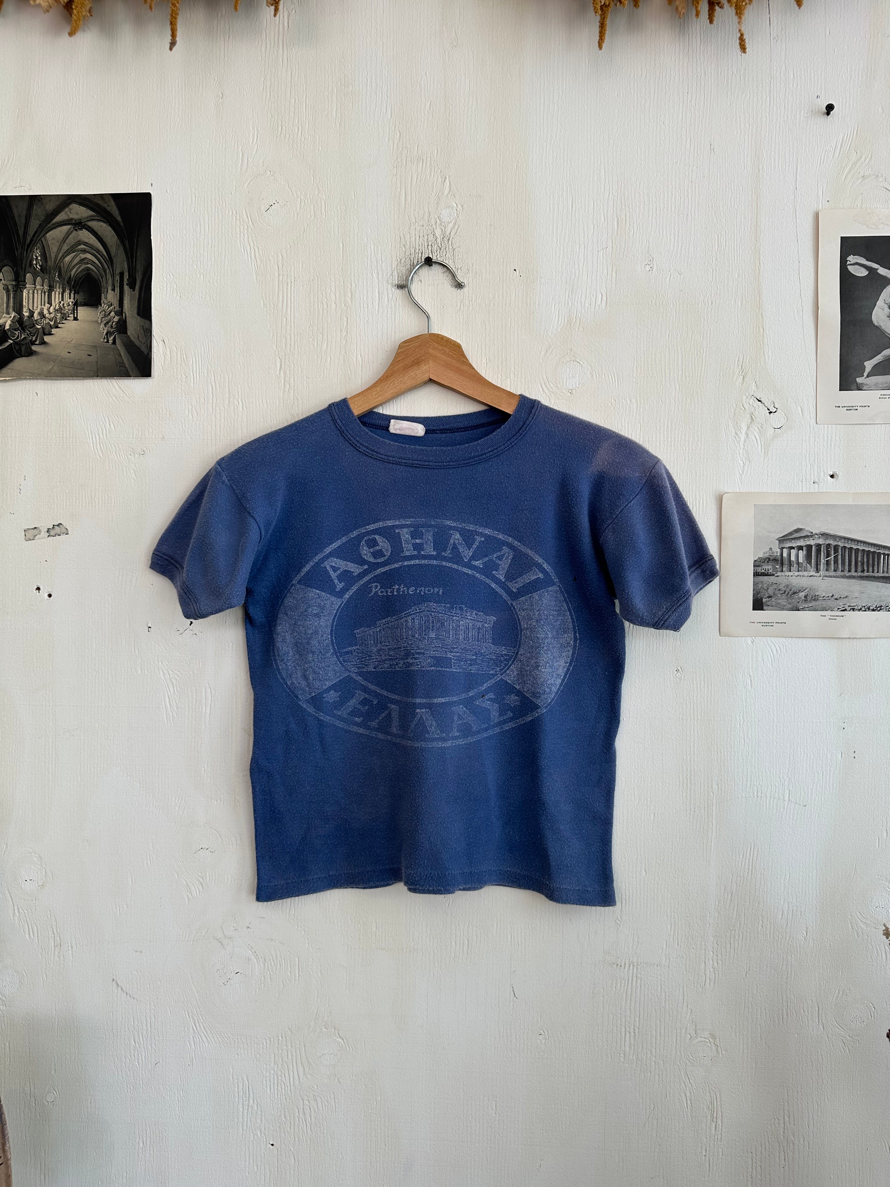 1970s Sunfaded Parthenon Tiny Tee (Boxy XS)