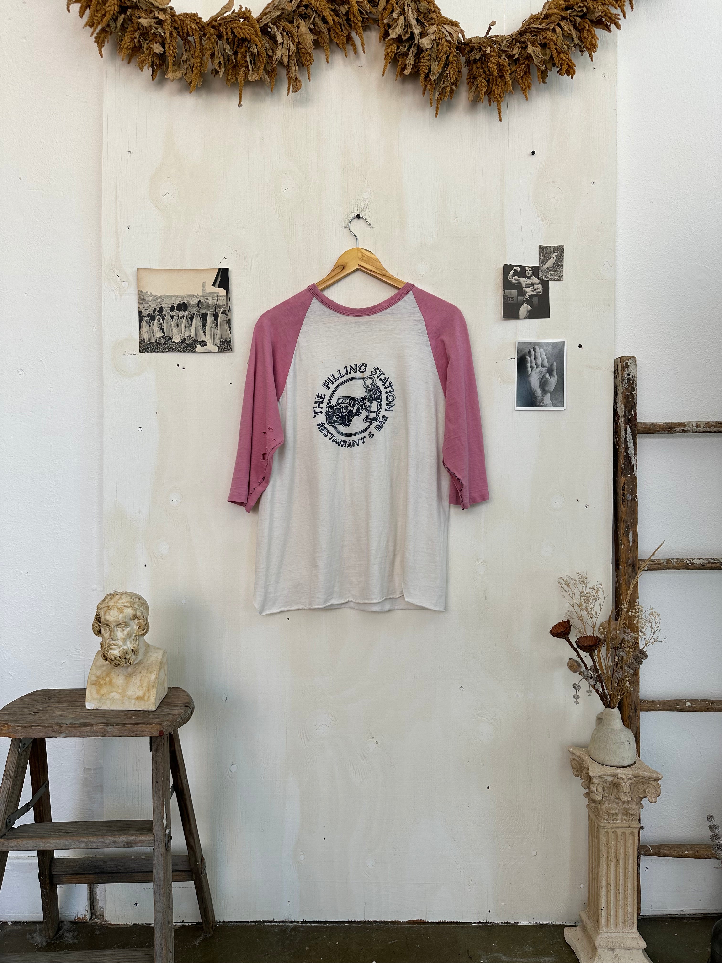 1970s The Filling Station Baseball Tee (L)