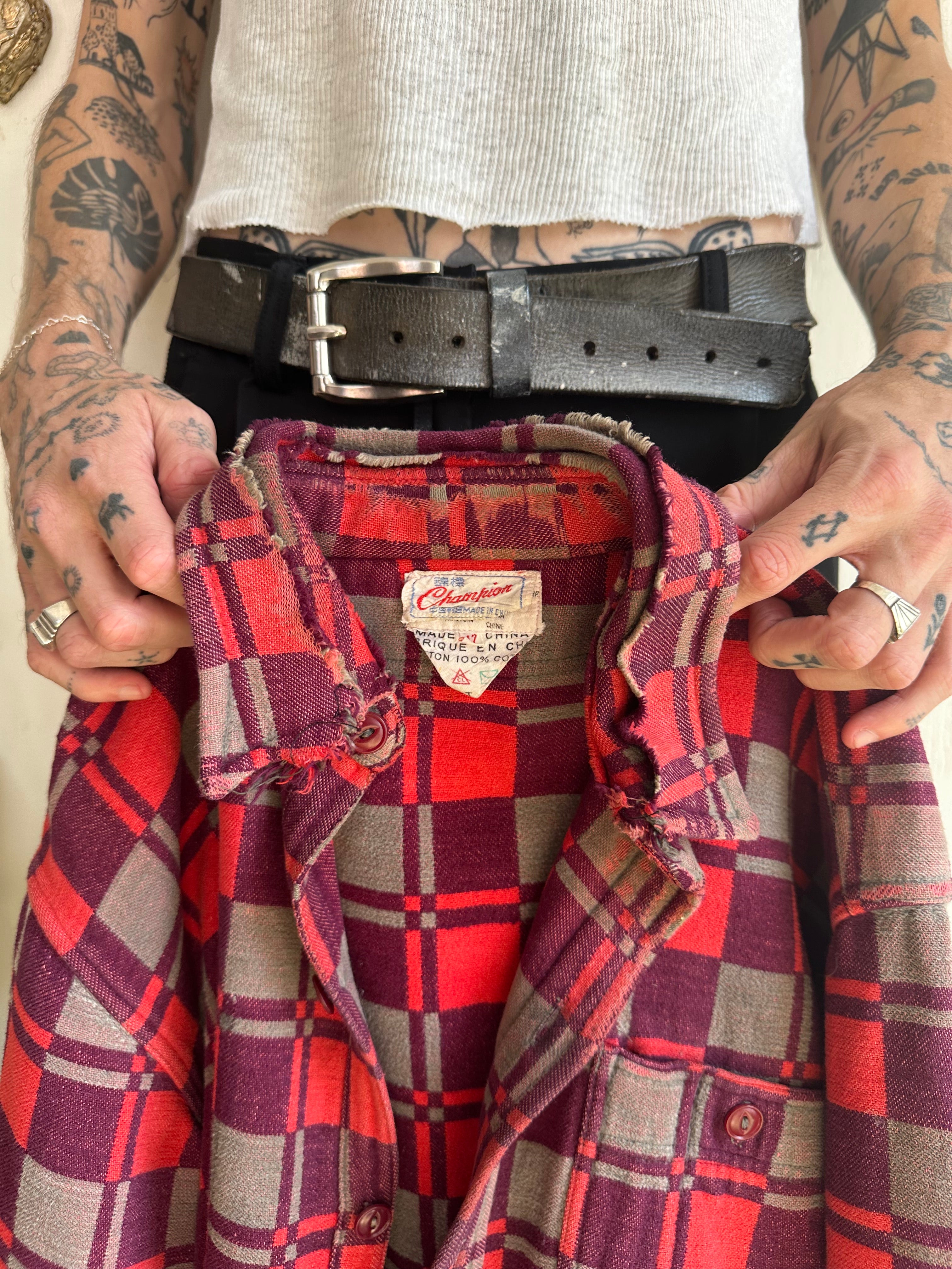 1960s Heavy Cotton Flannel (Boxy M)
