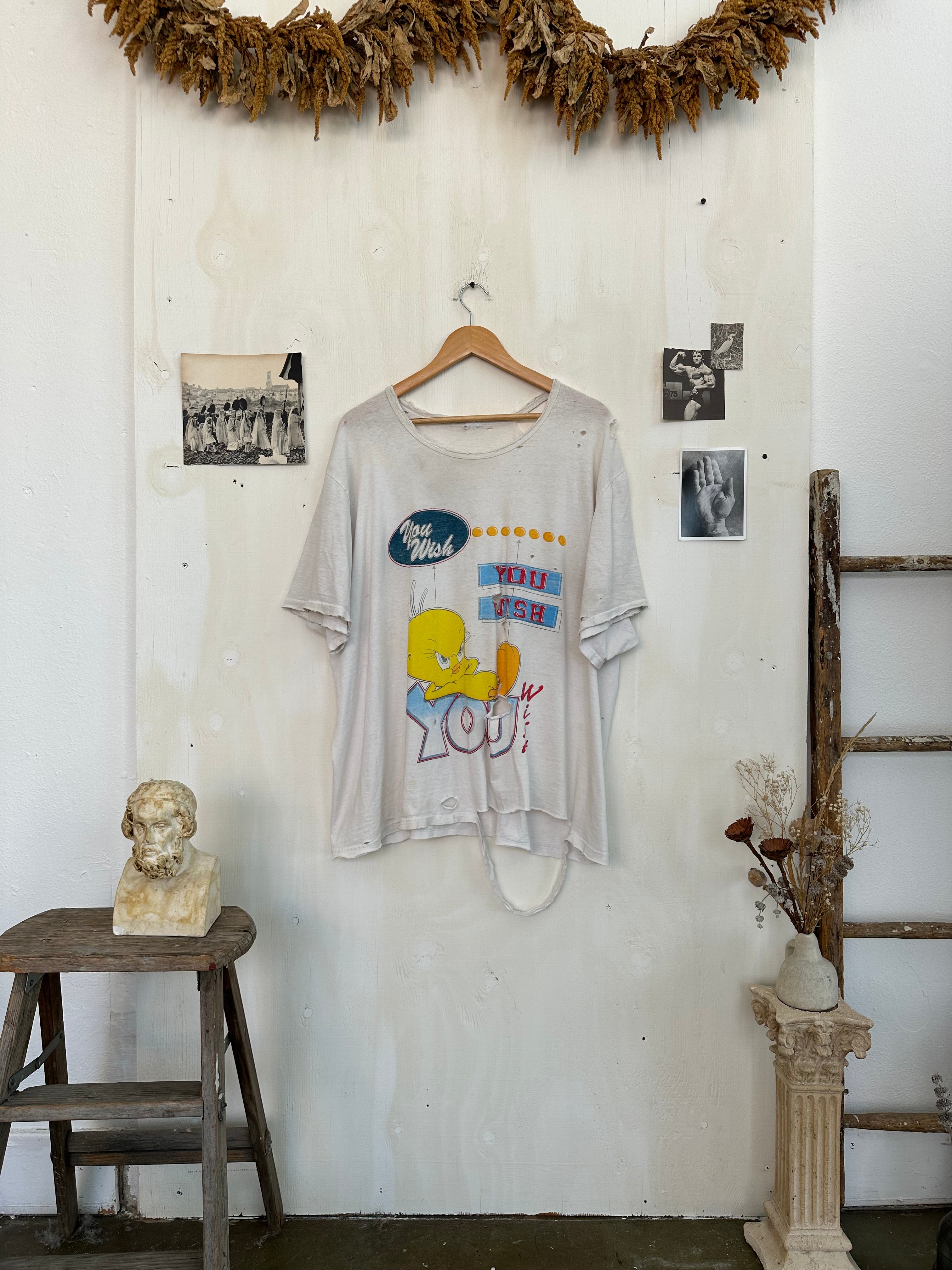 1980s Shredded You Wish T-Shirt (Boxy XL)