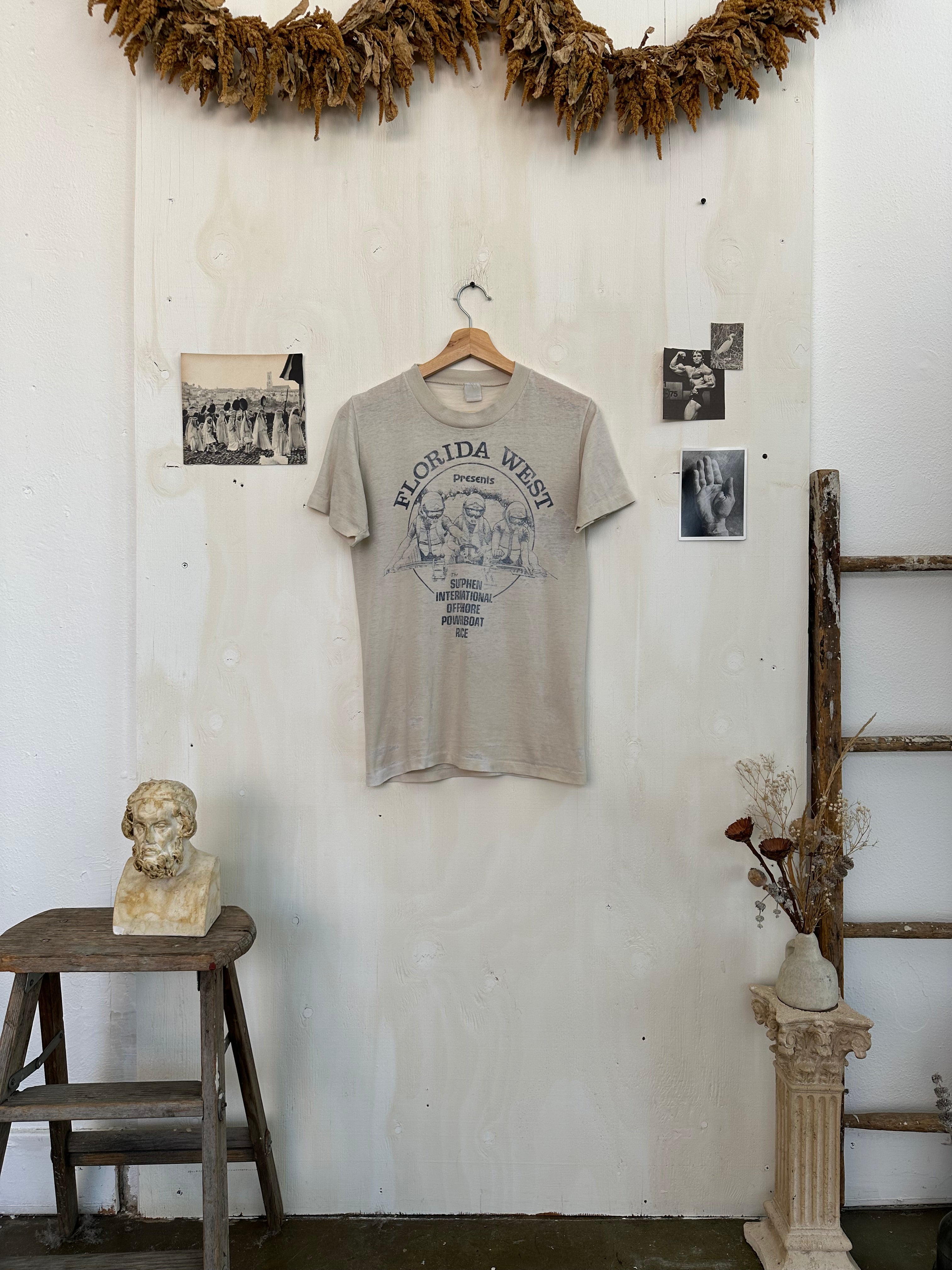 1970s Paper Thin Florida West T-Shirt (M)