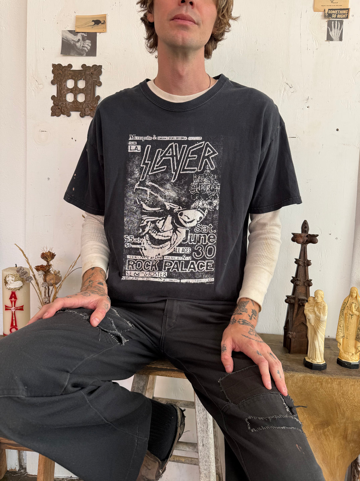 2000s Well Worn Slayer Tee