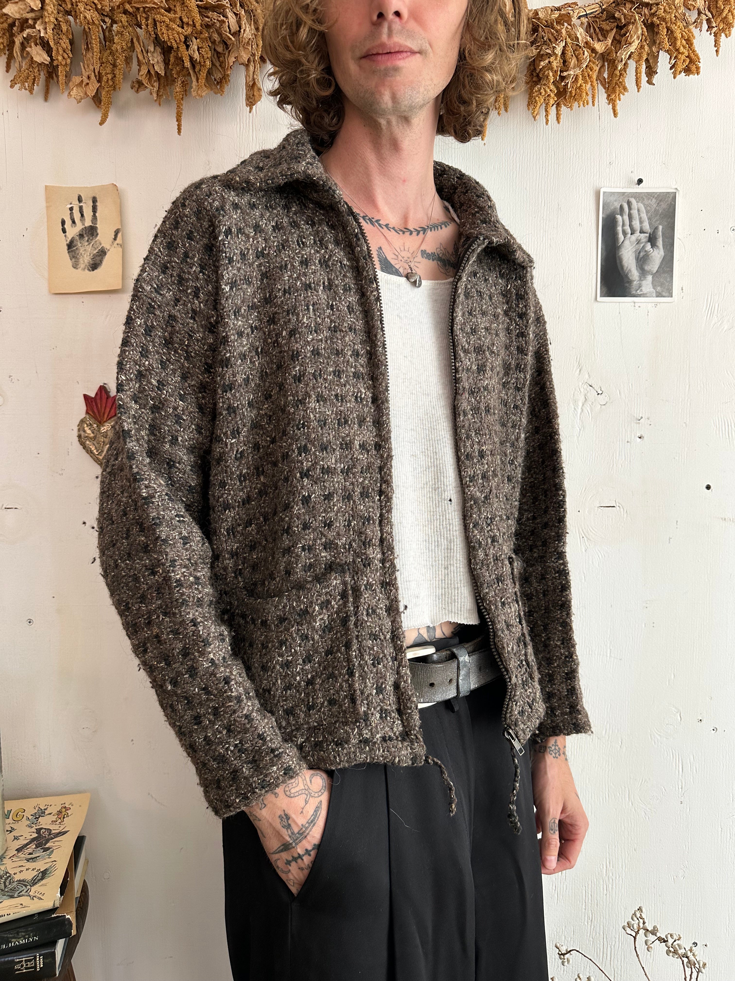 1980s Knit Jacket (Boxy S/M)