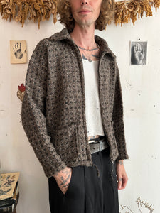 1980s Knit Jacket (Boxy S/M)