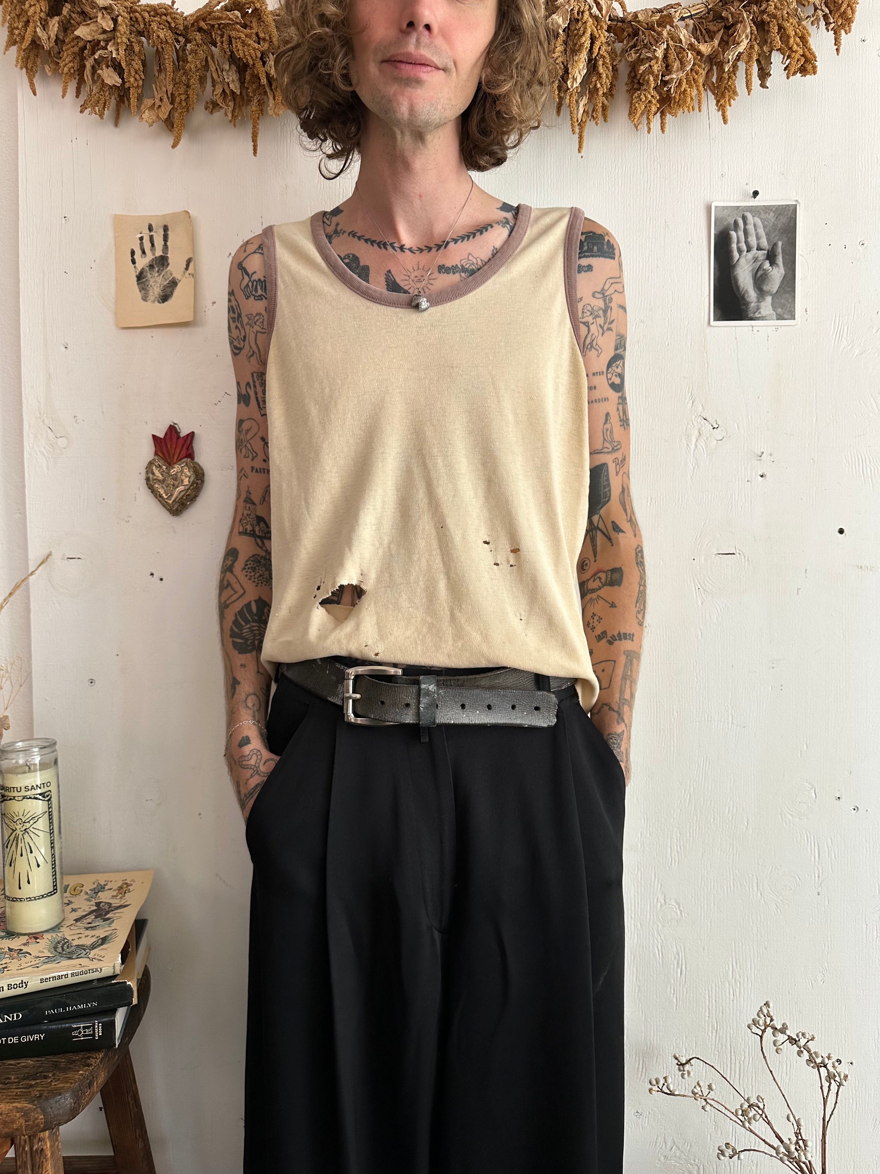 1970s Thrashed Tank Top (Boxy M/L)