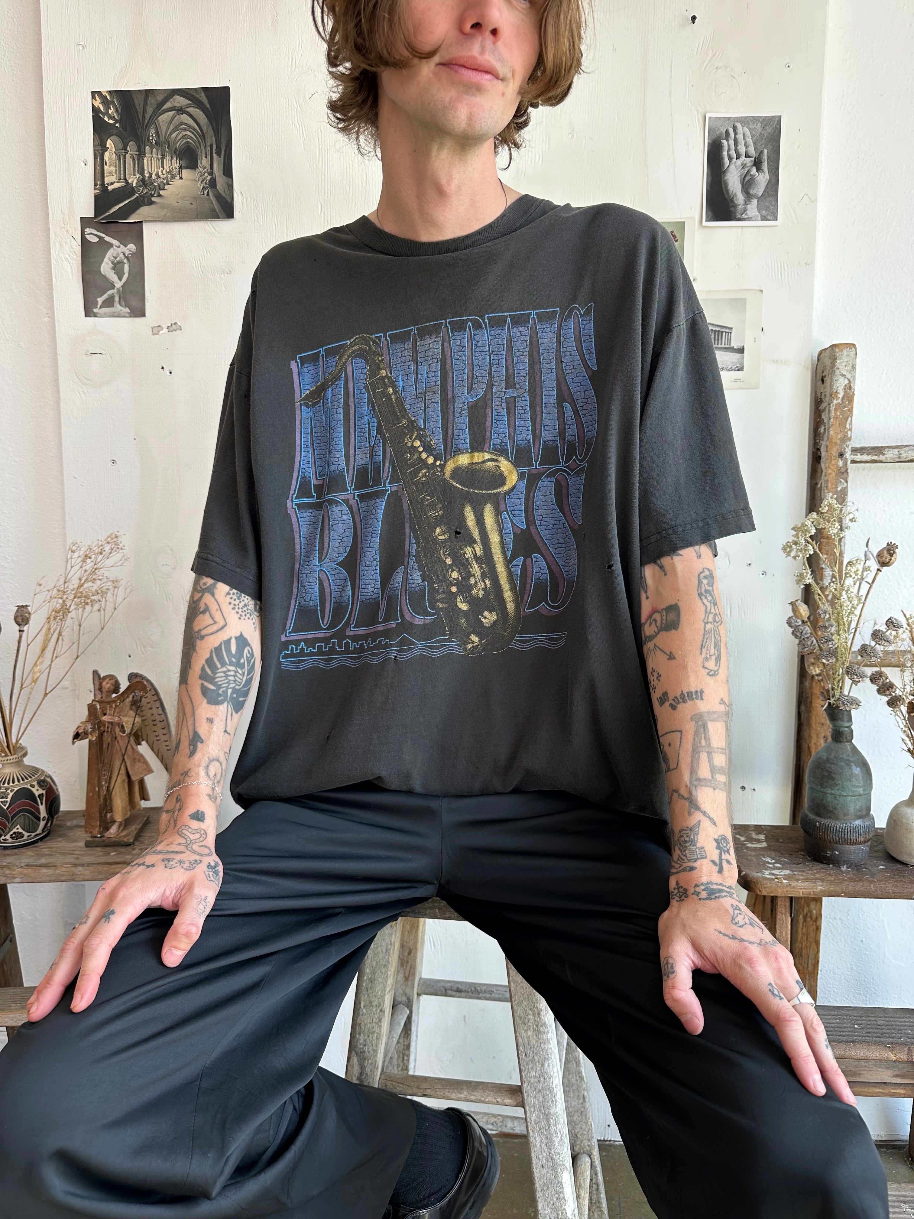 1990s Memphis Blues T-Shirt (Boxy XL)