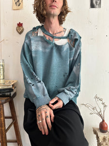 1990s Destroyed Sunfaded Sweatshirt (Boxy XL)