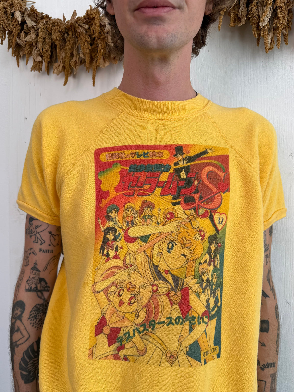 1980s Sailor Moon Short Sleeve Sweater