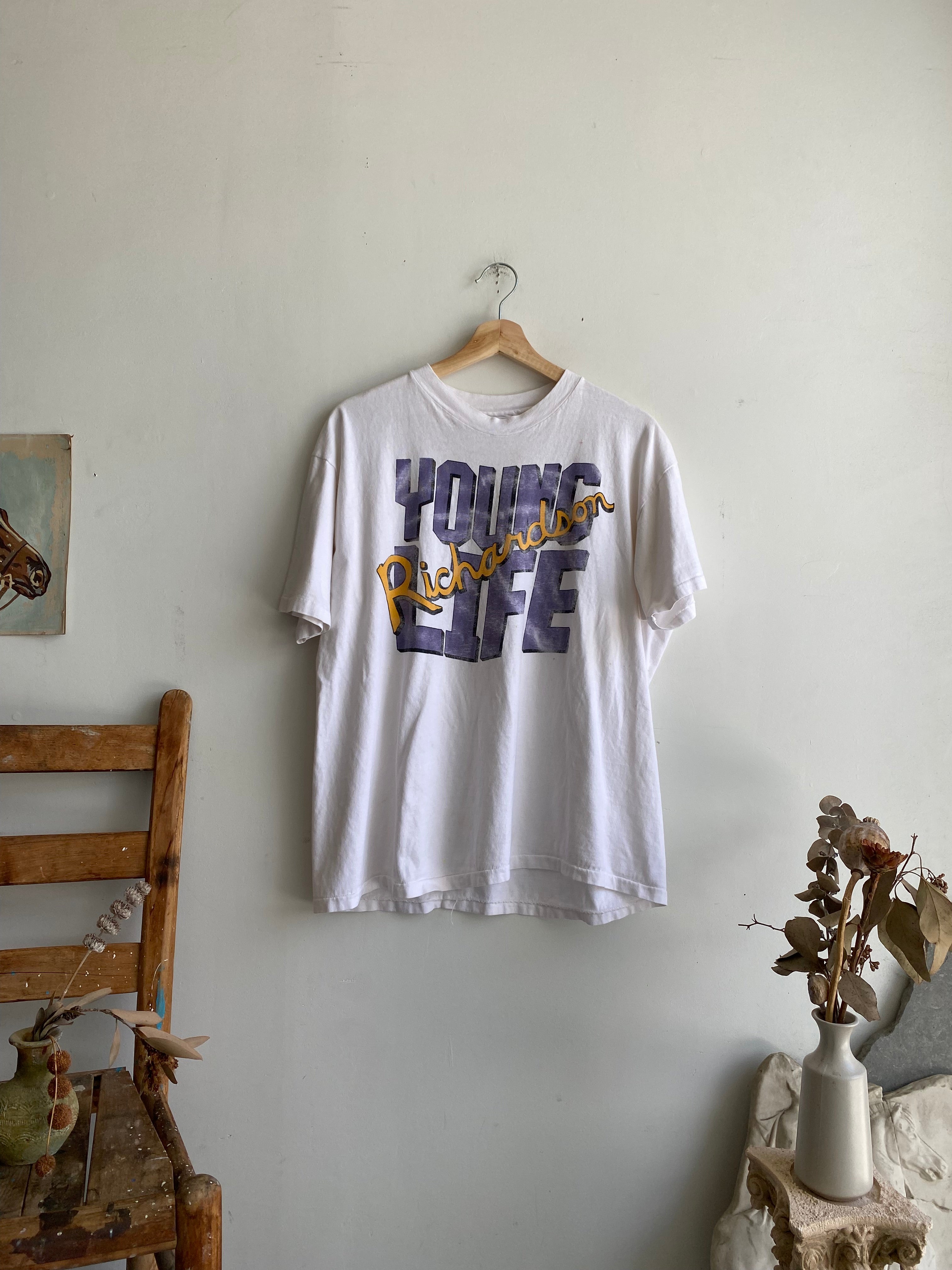 1990s Faded Young Life Tee (Boxy M)
