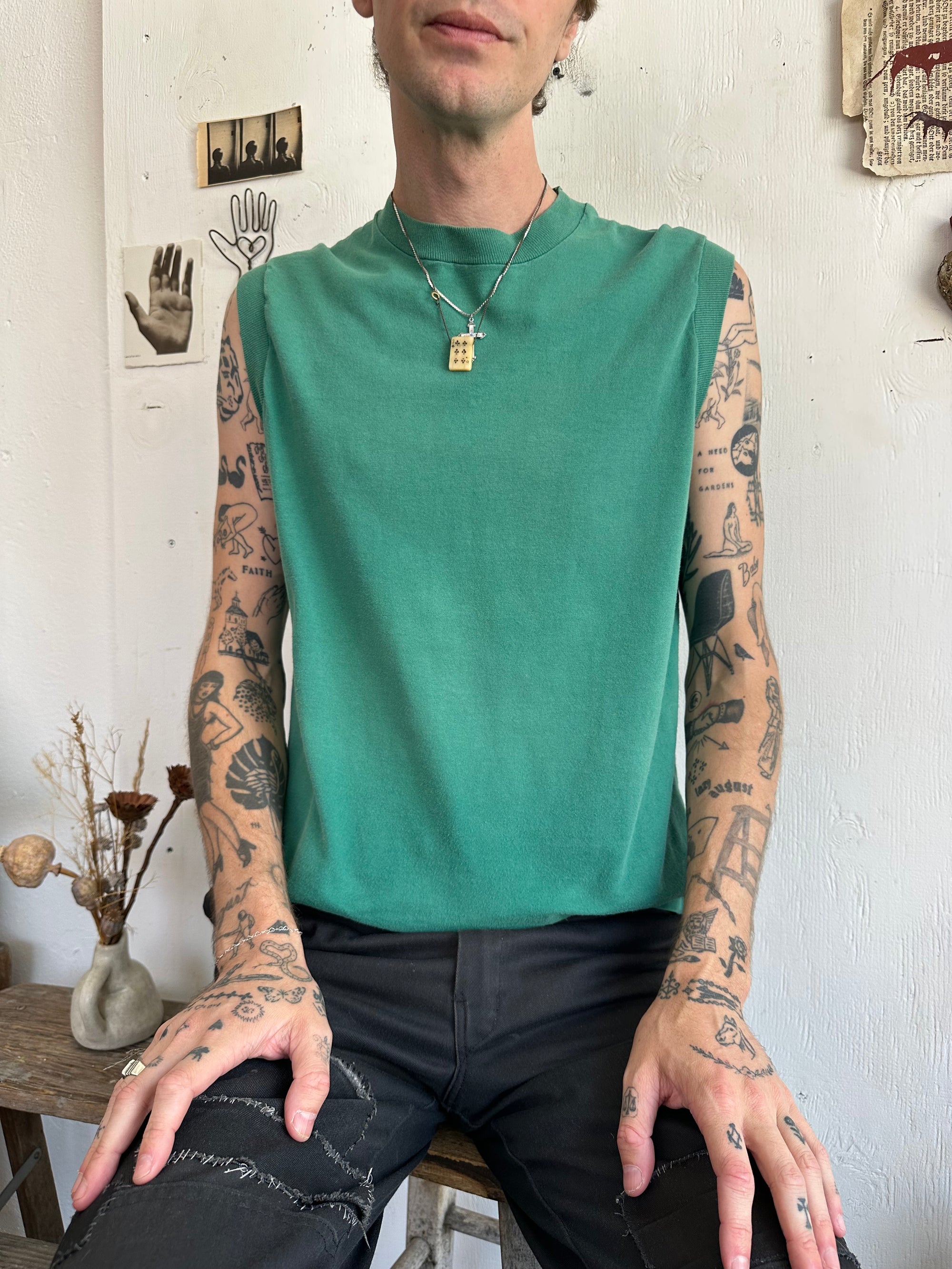 1990s Green Muscle Tee