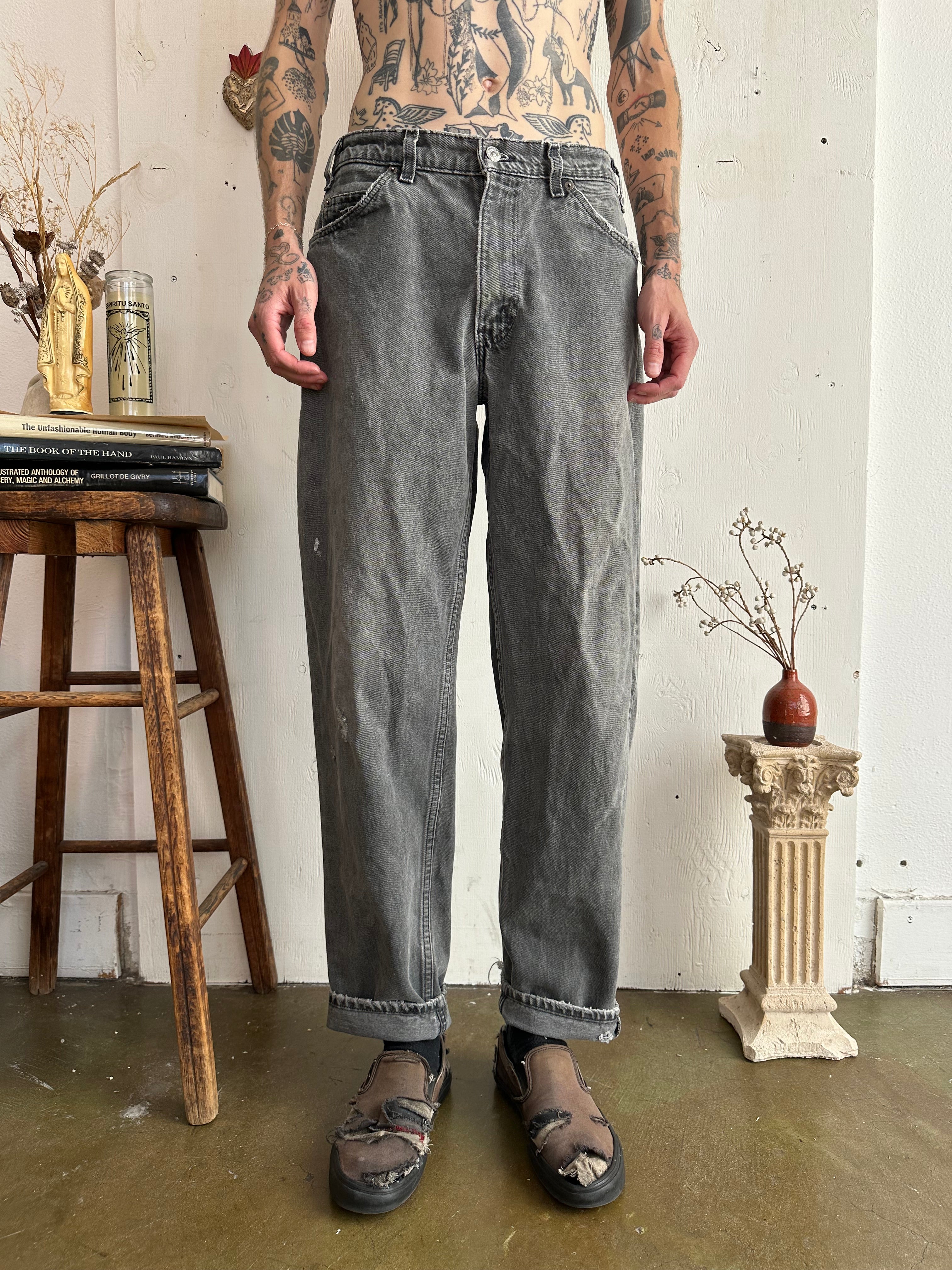 1990s Baggy Orange Tab Levis 560s