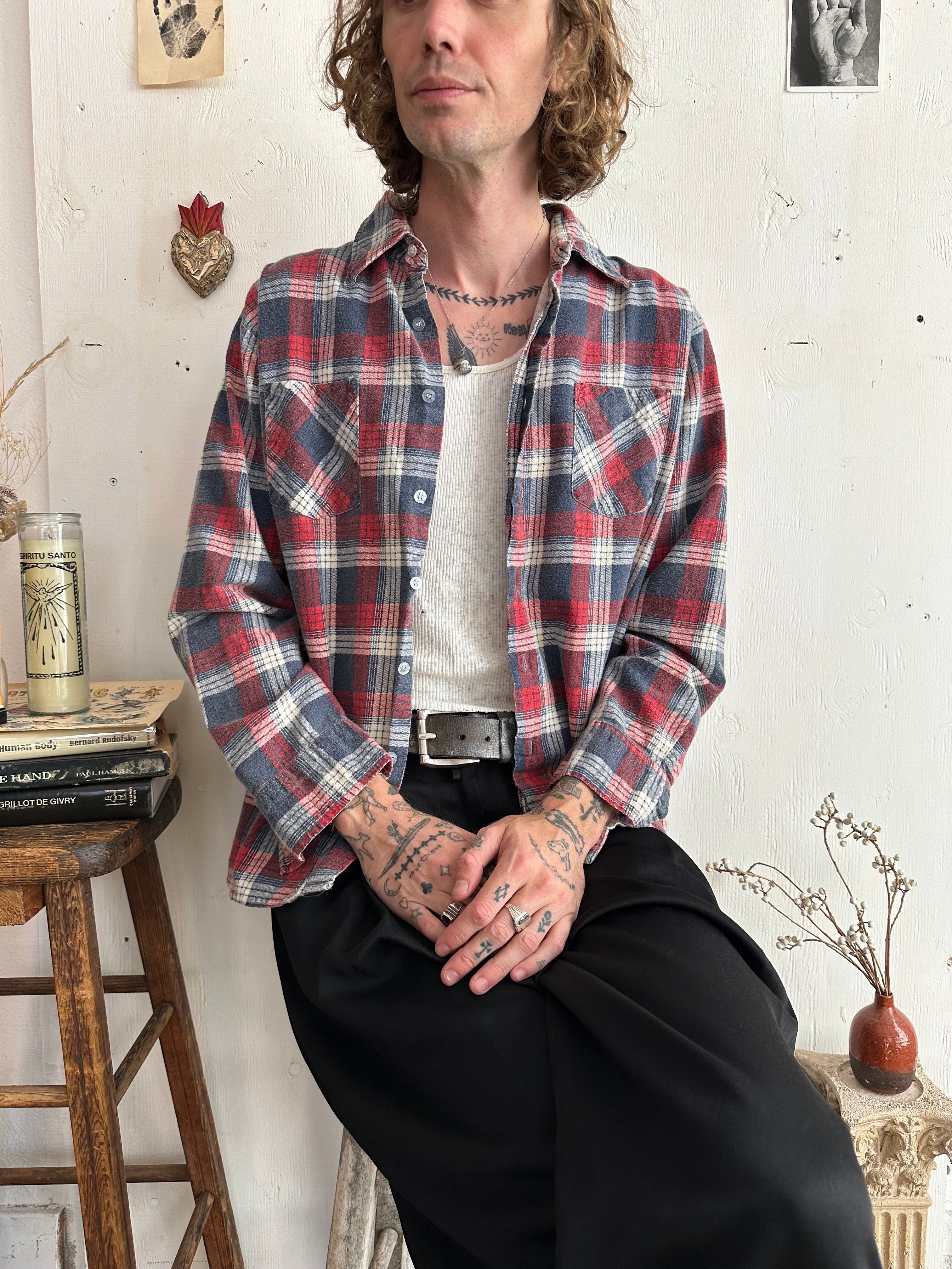 1980s Dickies Cotton Flannel (Boxy L)