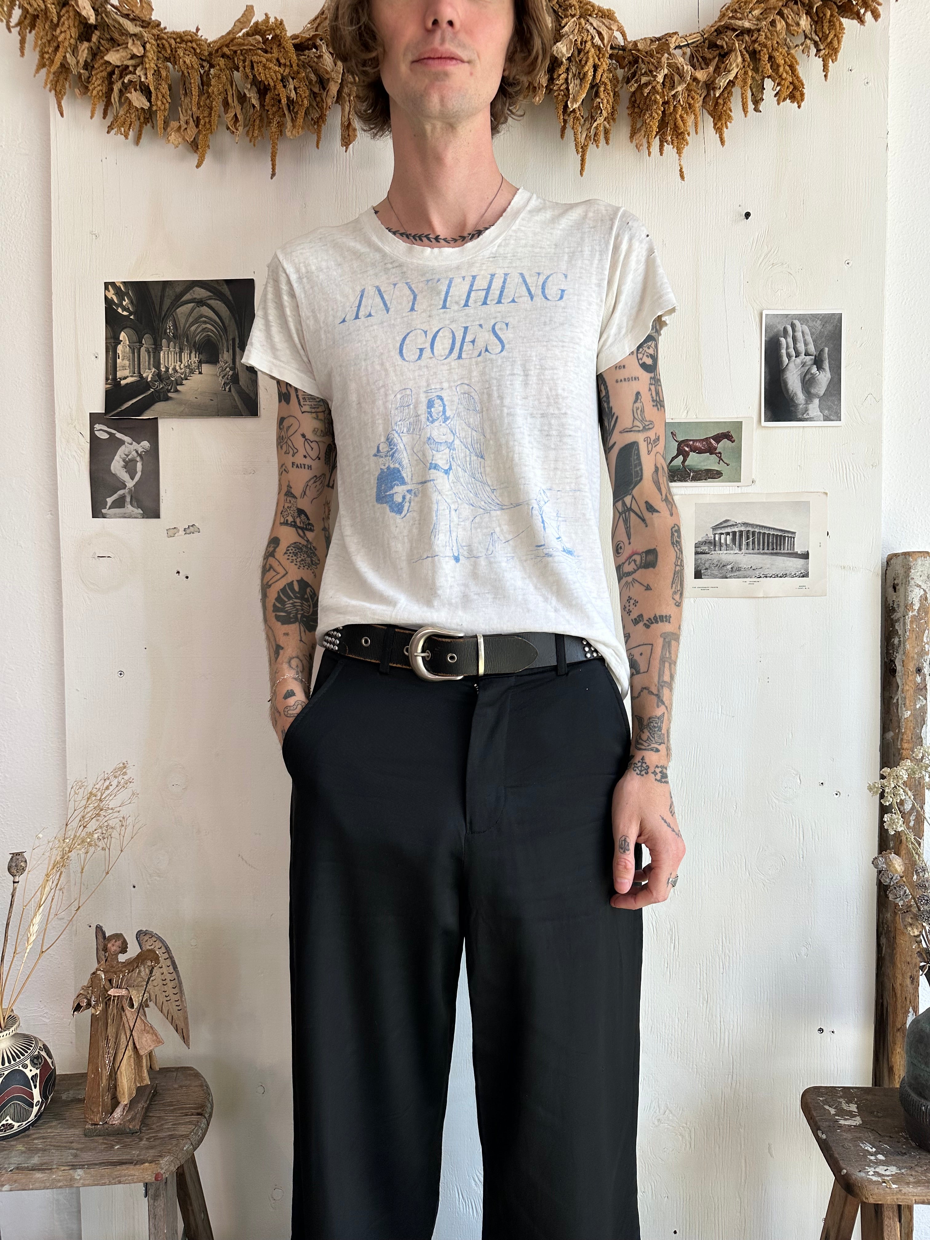 1970s Thrashed Anything Goes T-Shirt (M)