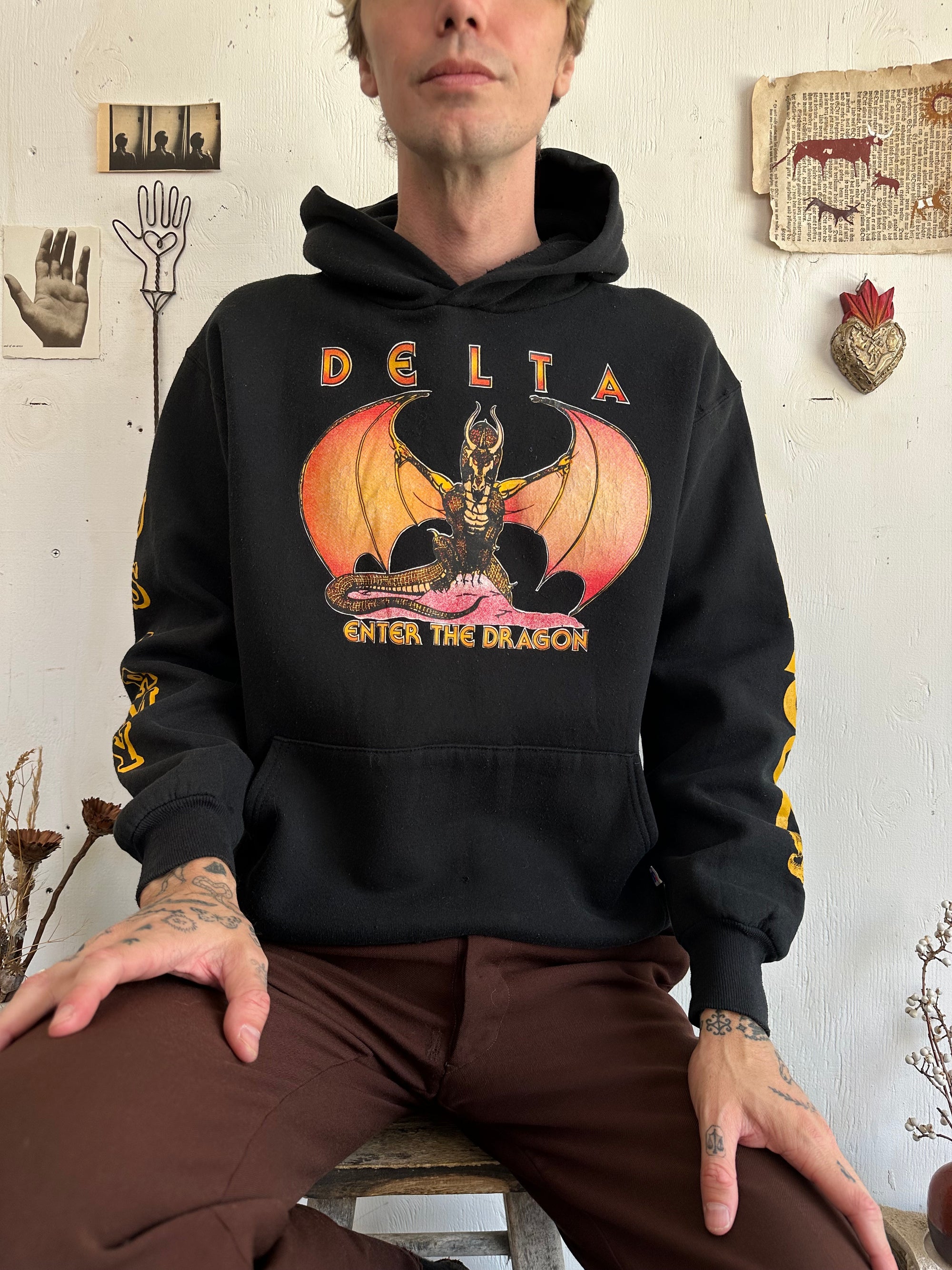 1990s Delta Enter The Dragon Hoodie