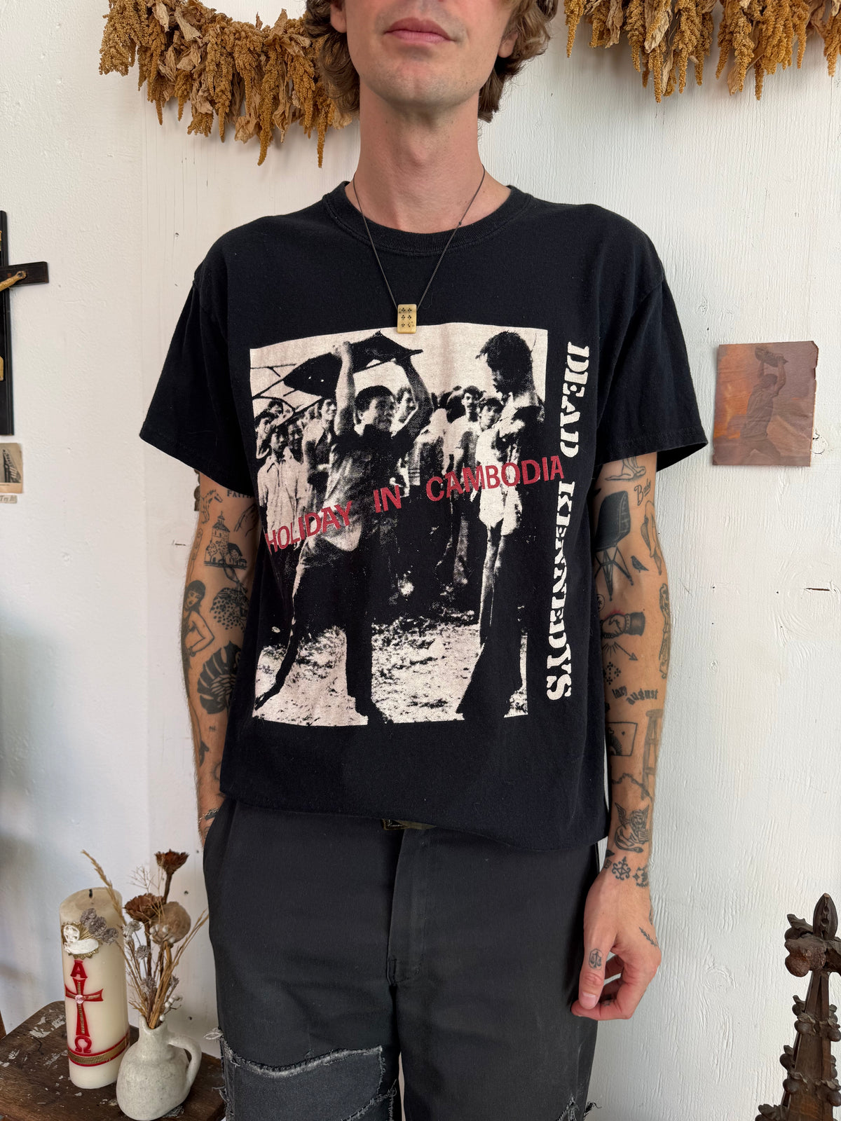 2000s Holiday In Cambodia Dead Kennedys T-Shirt
