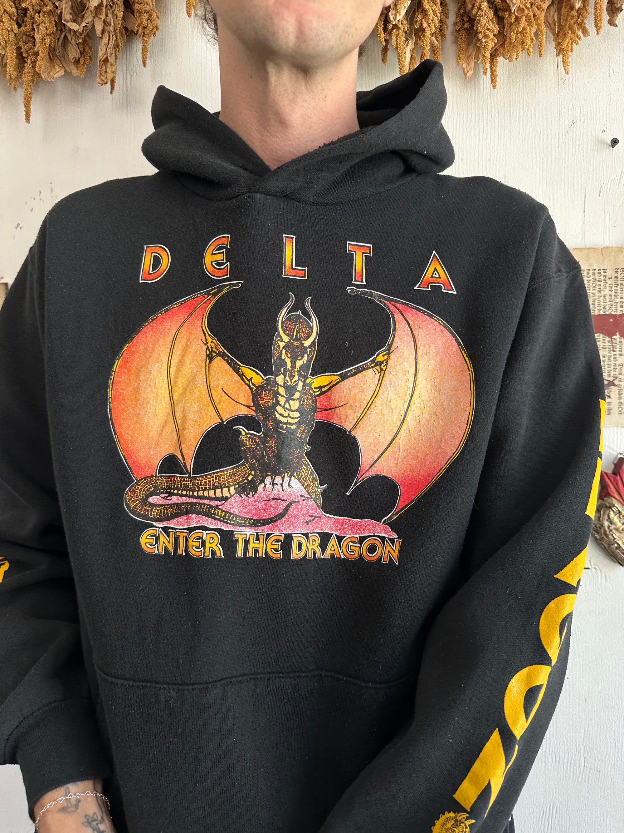 1990s Delta Enter The Dragon Hoodie