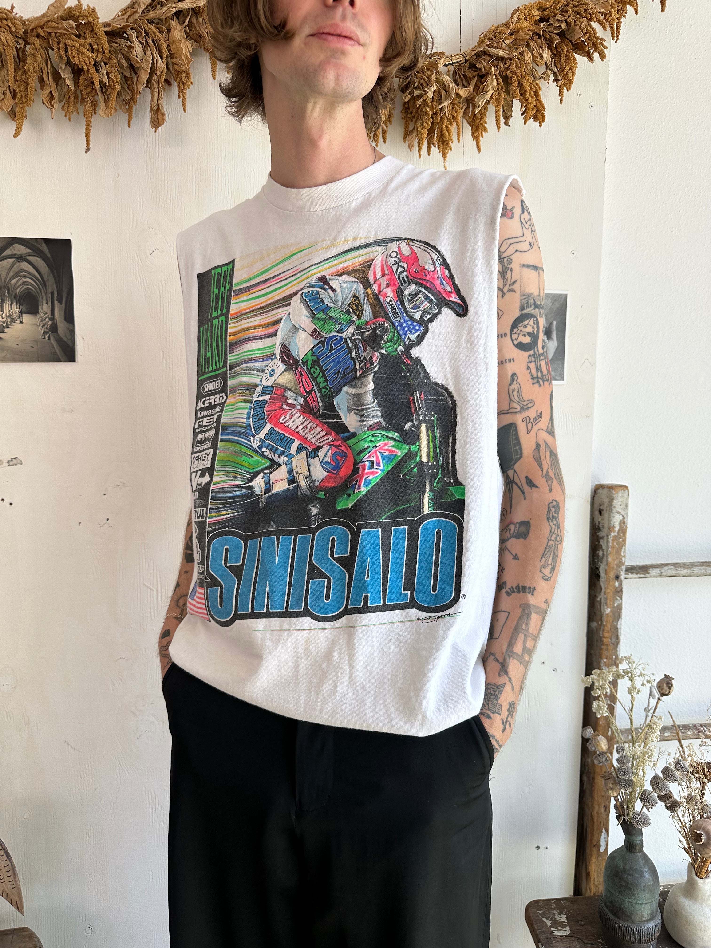 1990s Motorcross Muscle Tee (L/XL)