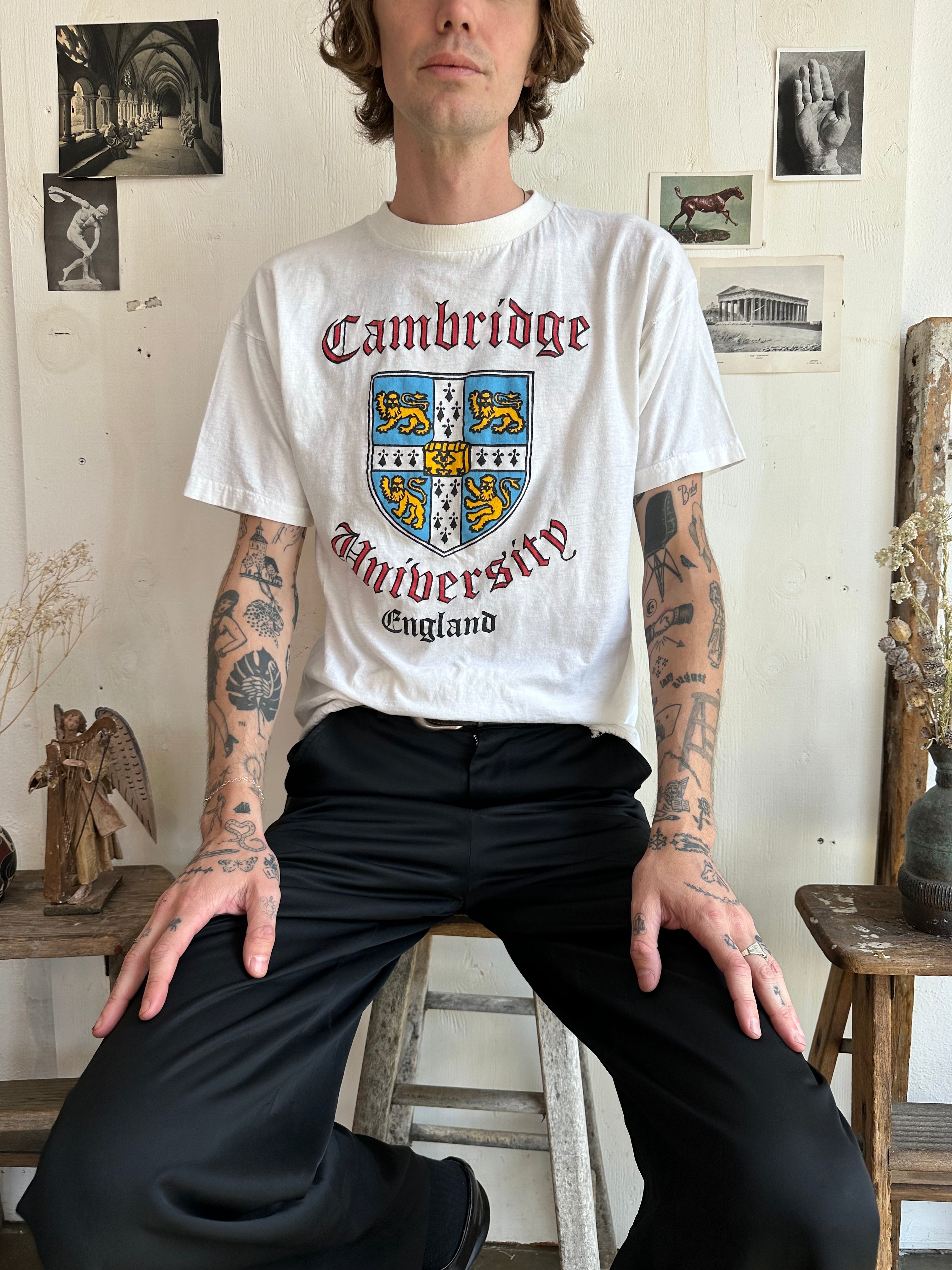 1980s Cambridge Crest Tee (Boxy M)