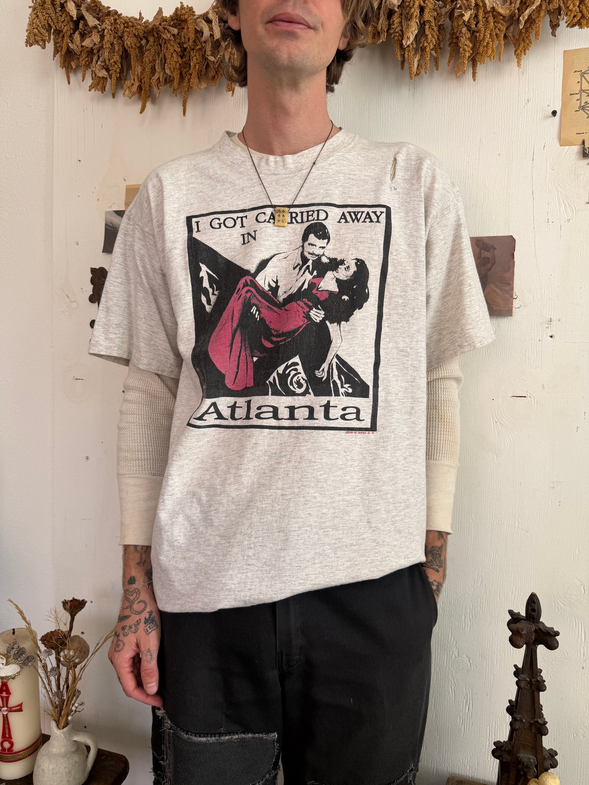 1990s I Got Carried Away In Atlanta Tee