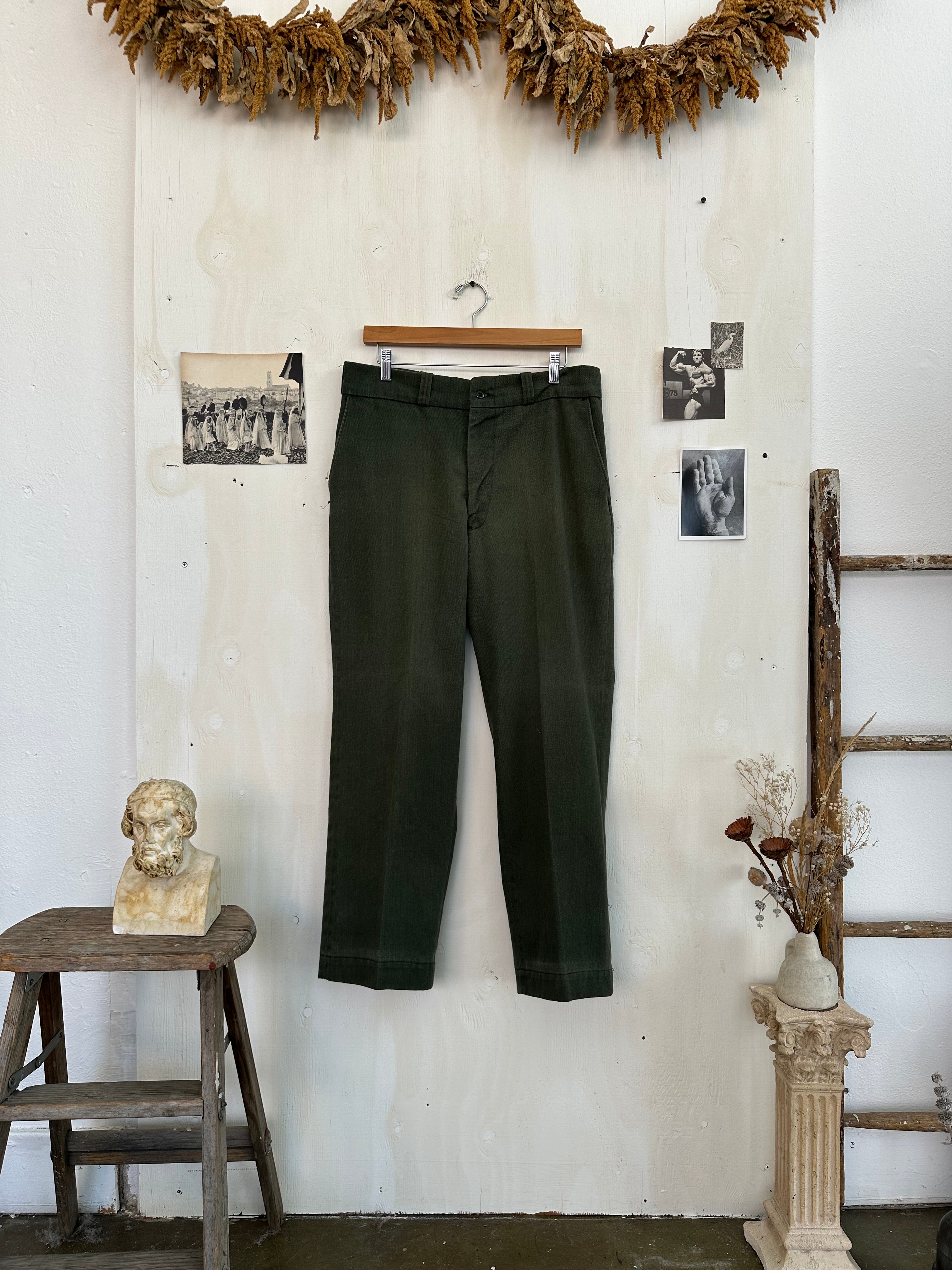 1960s Evergreen Work Trousers (33/28)