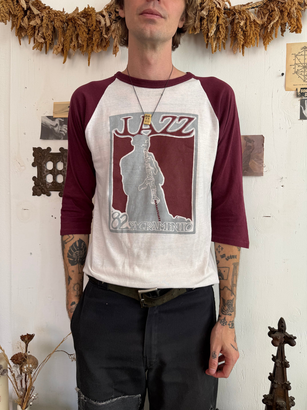 1980s Jazz Baseball Tee