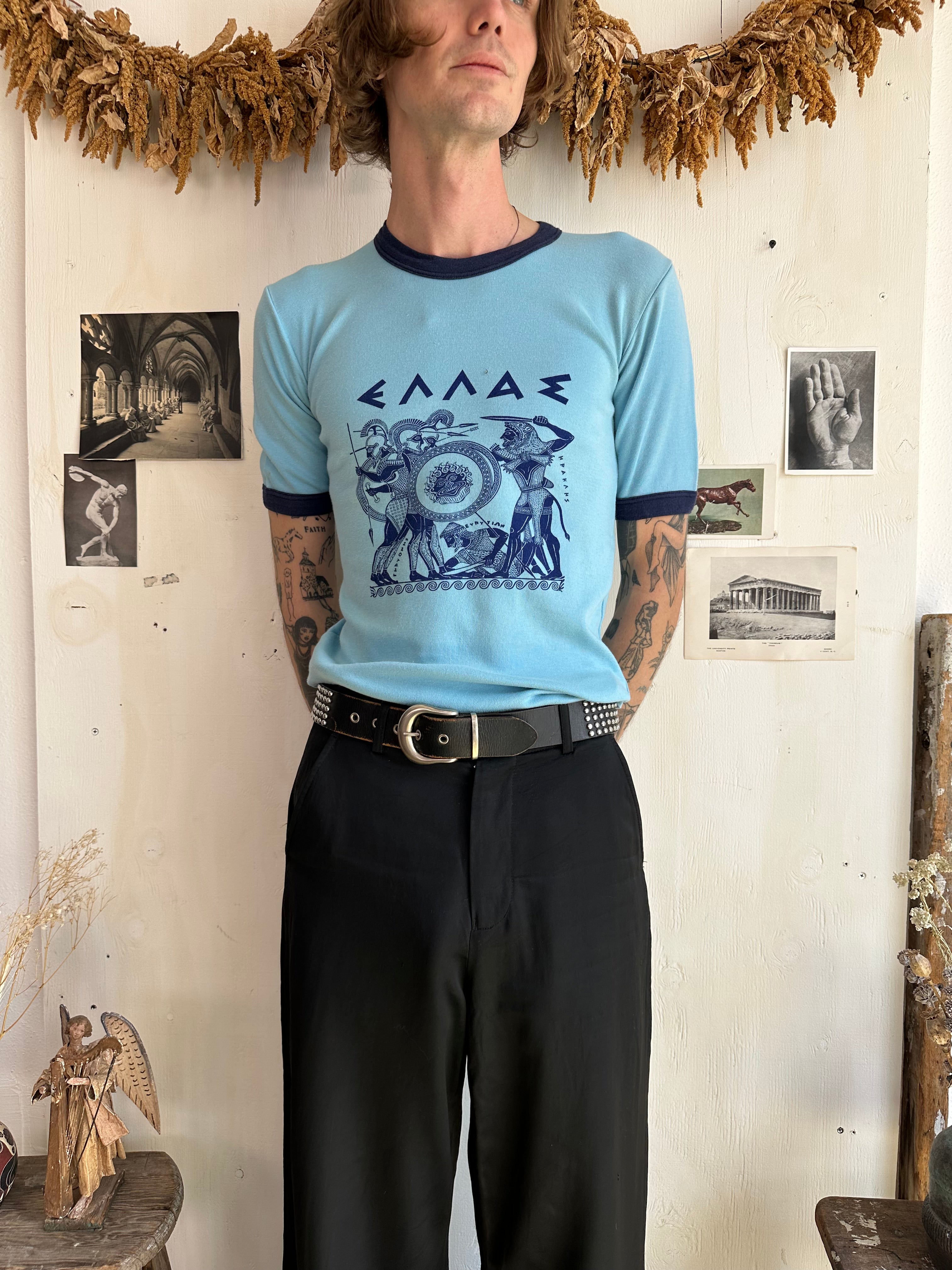 1980s Greek Ringer Tee (M)