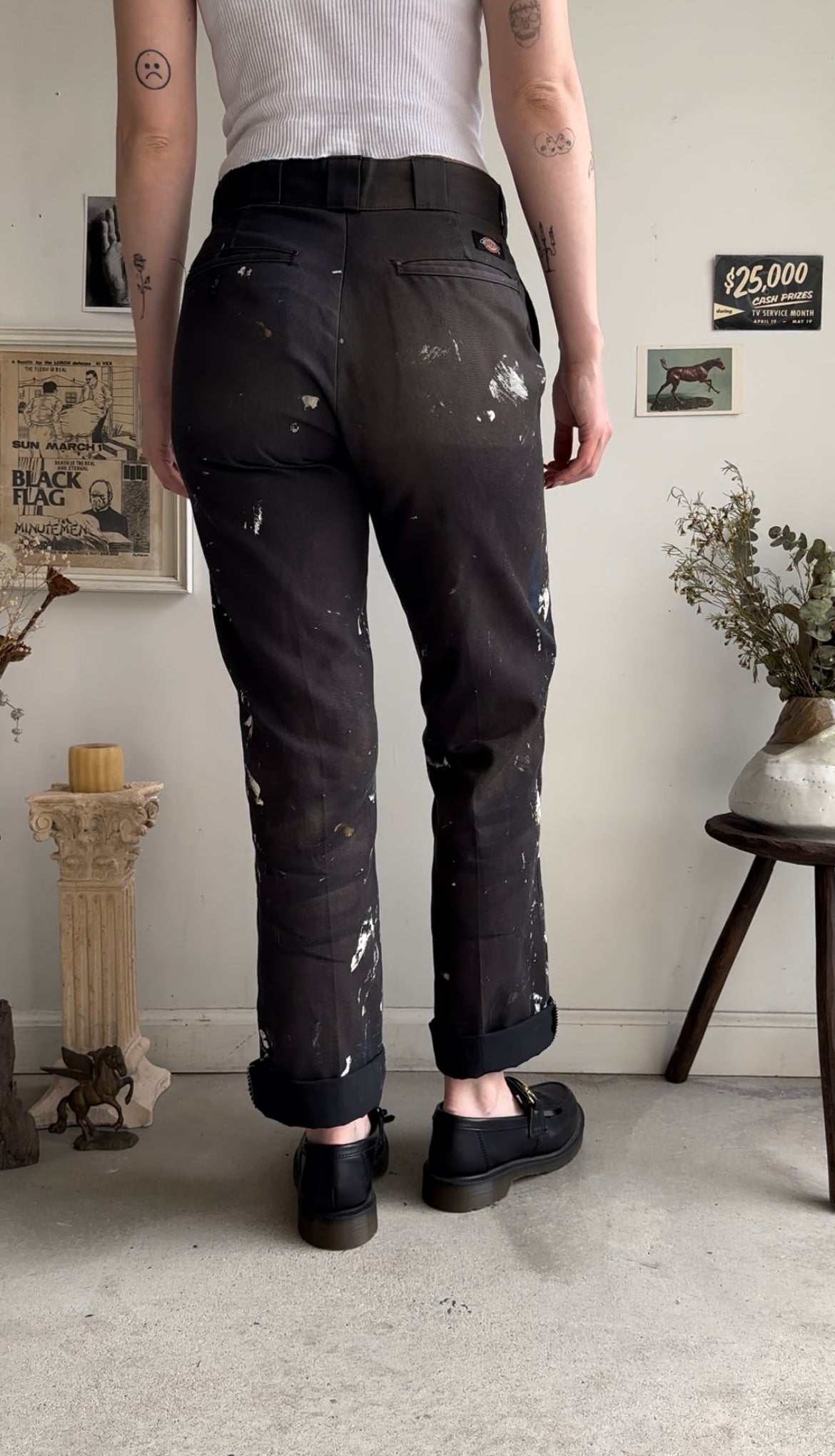 2000s Well-Worn Paint-Stained Dickies (29 x 31)