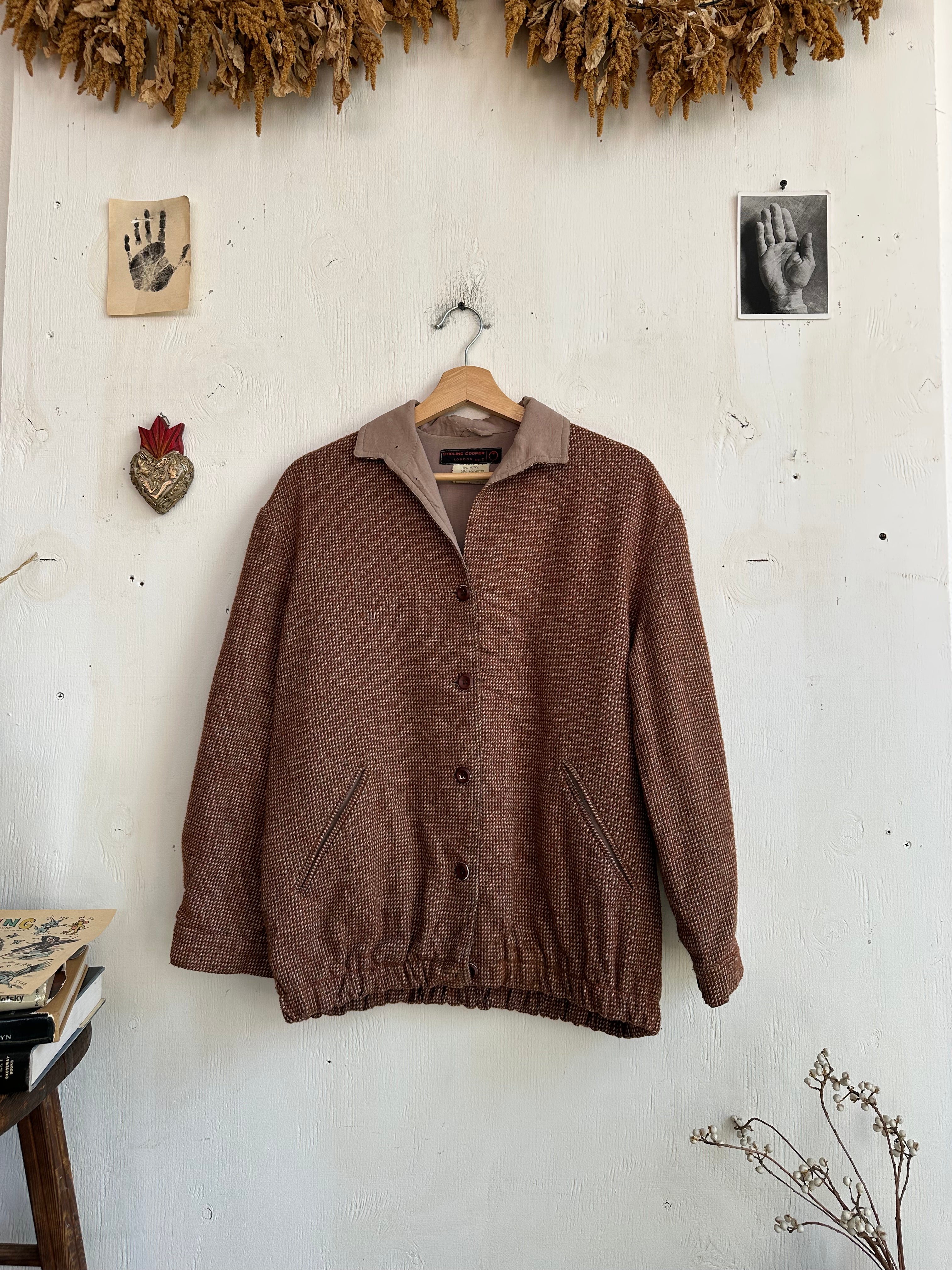 1960s Acetate Lined Tweed Jacket (Boxy M/L)