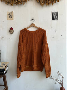 1990s Cozy Chunky Cotton Knit (Boxy L)
