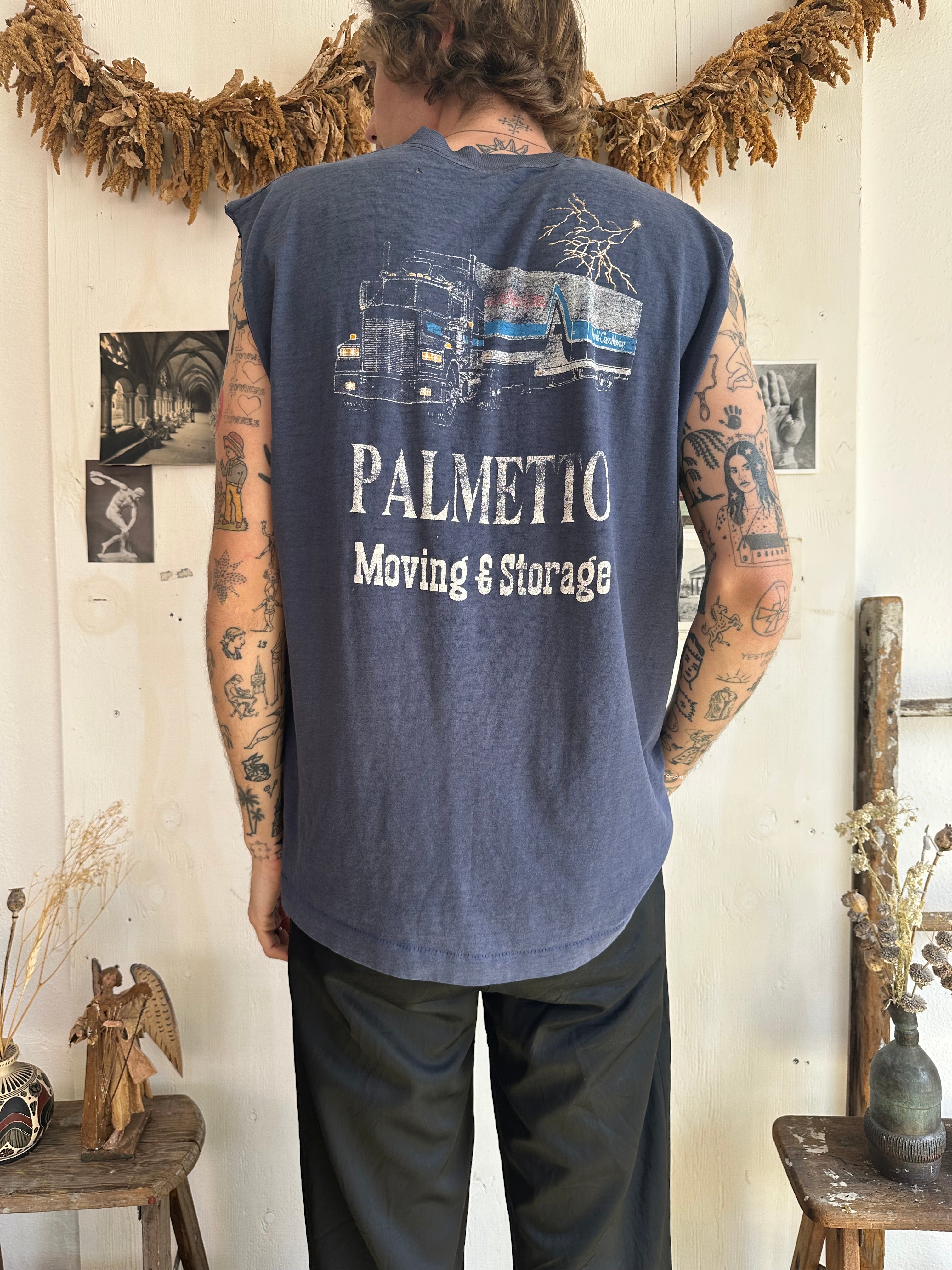 1980s Paper Thin Trucking Muscle Tee (L)