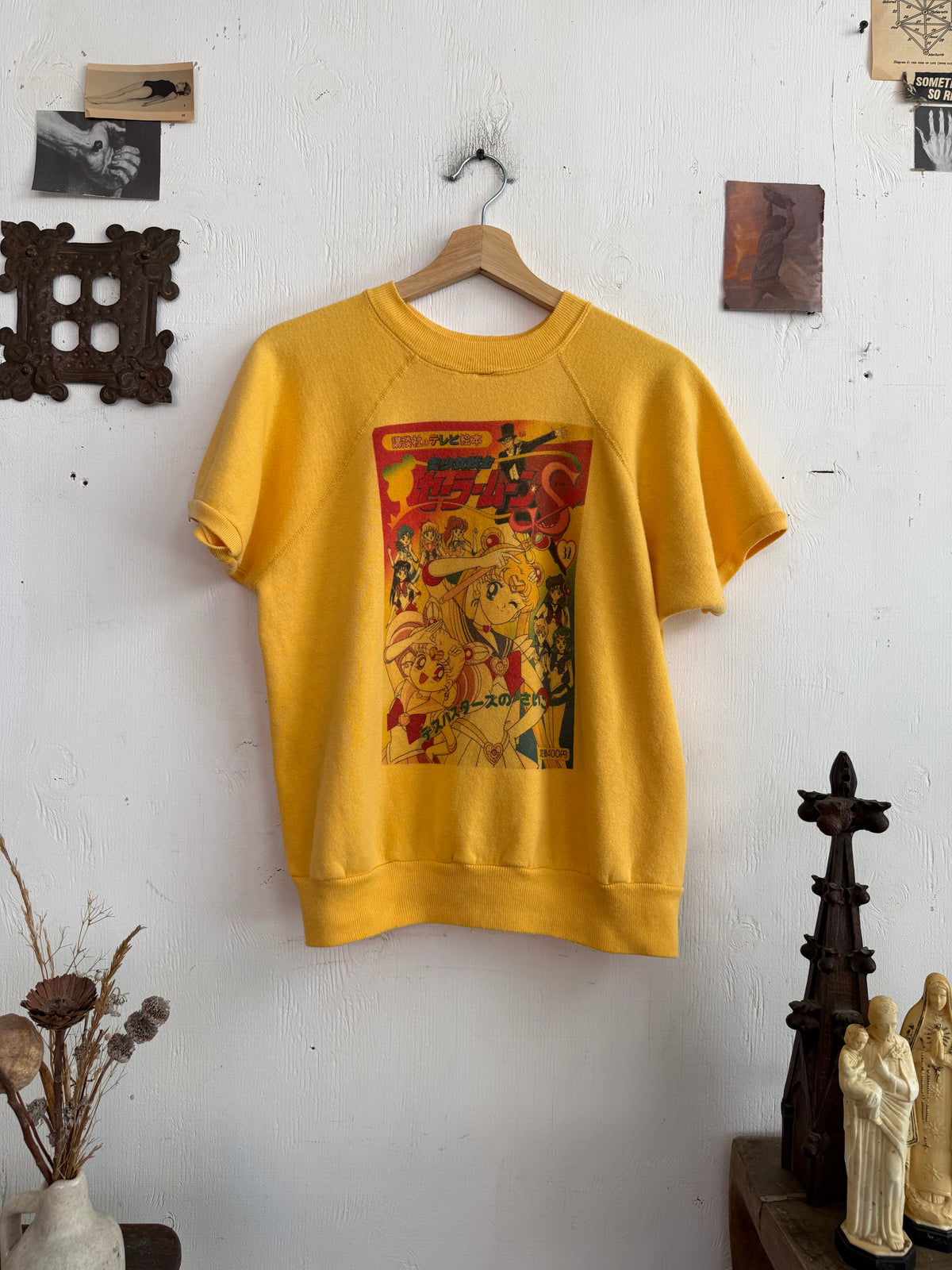 1980s Sailor Moon Short Sleeve Sweater