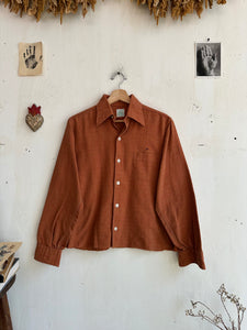 1980s Cropped Cotton Flannel (Boxy S)