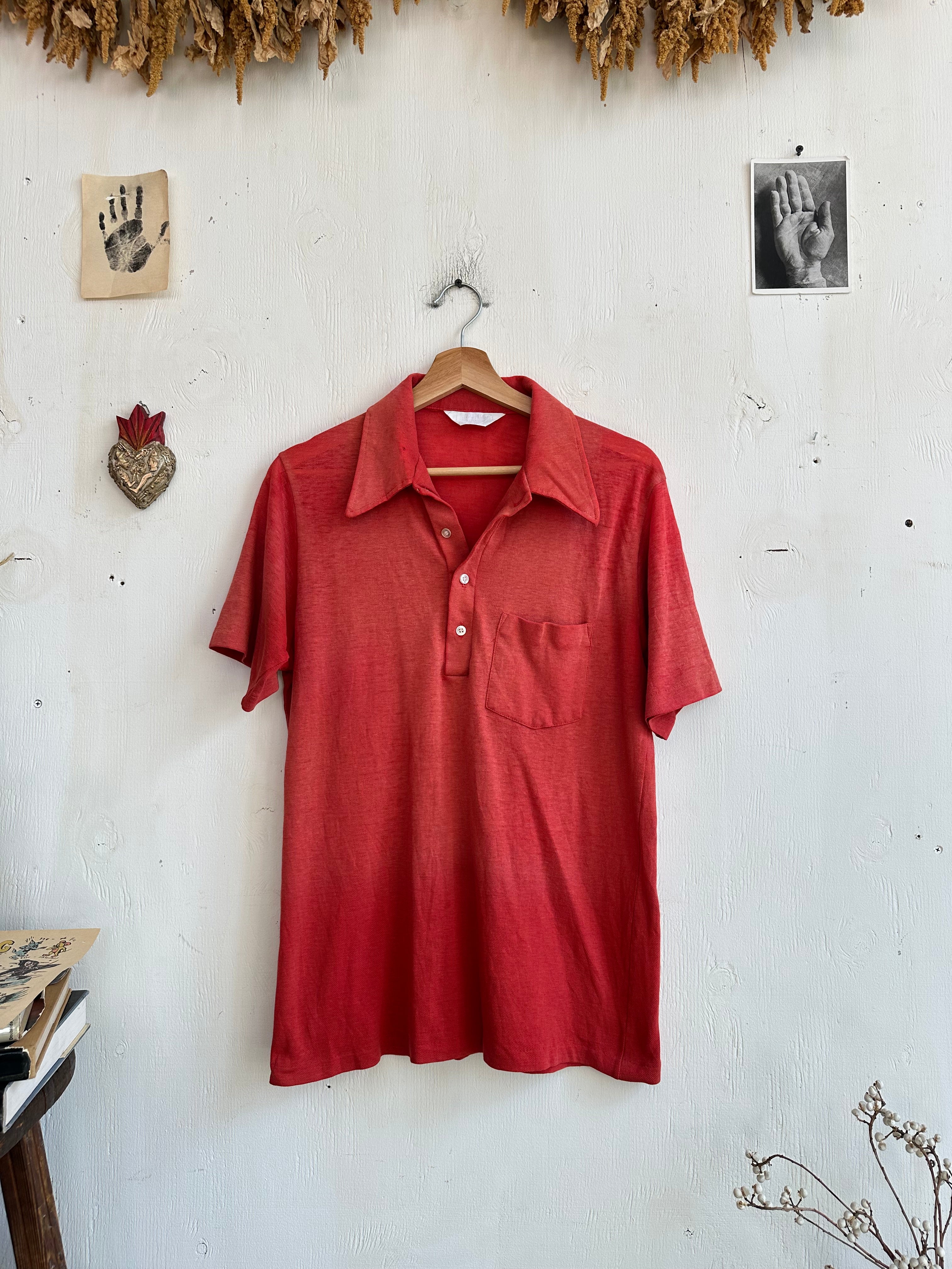 1970s Sunfaded Polo (M)