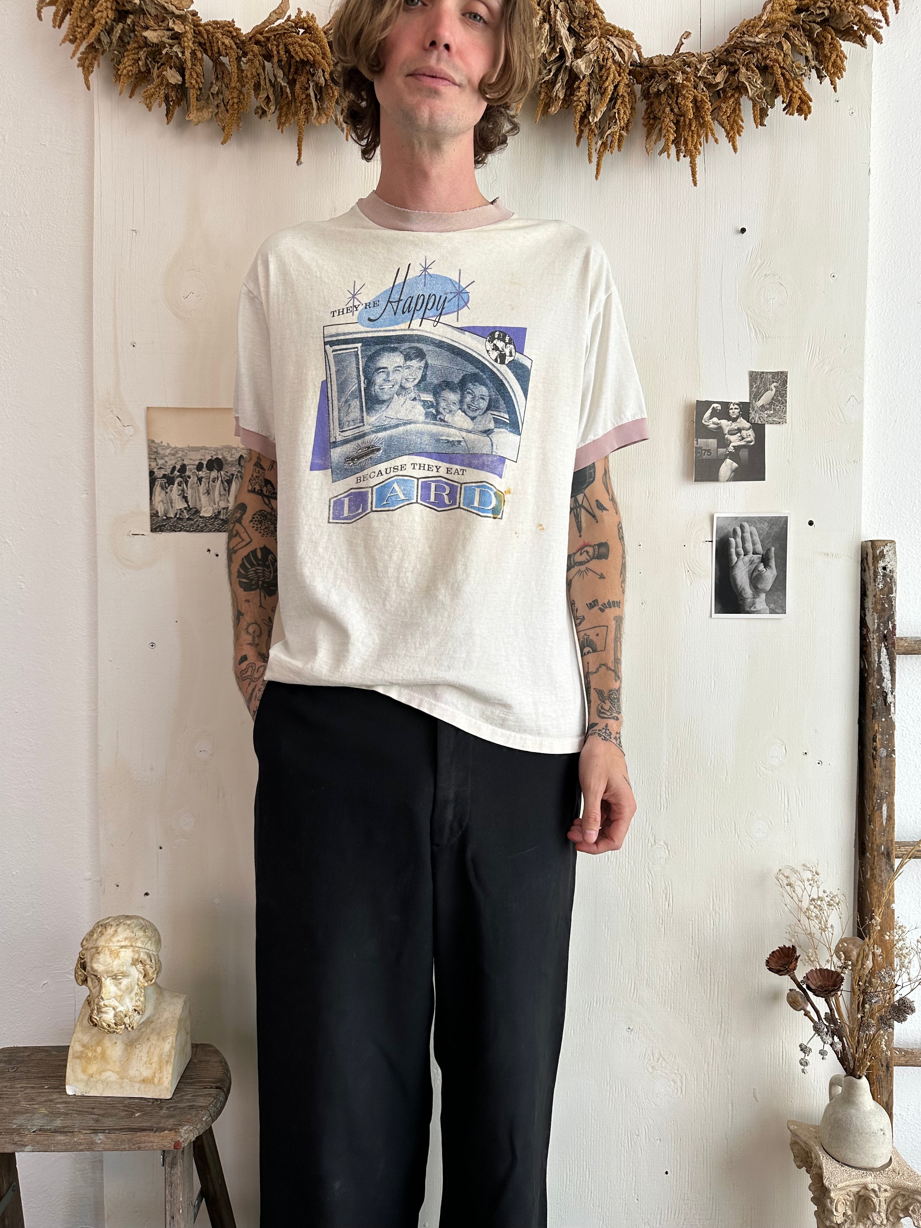1980s Eat Lard Tee (L)