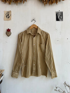 1970s Striped Shirt (Boxy M)