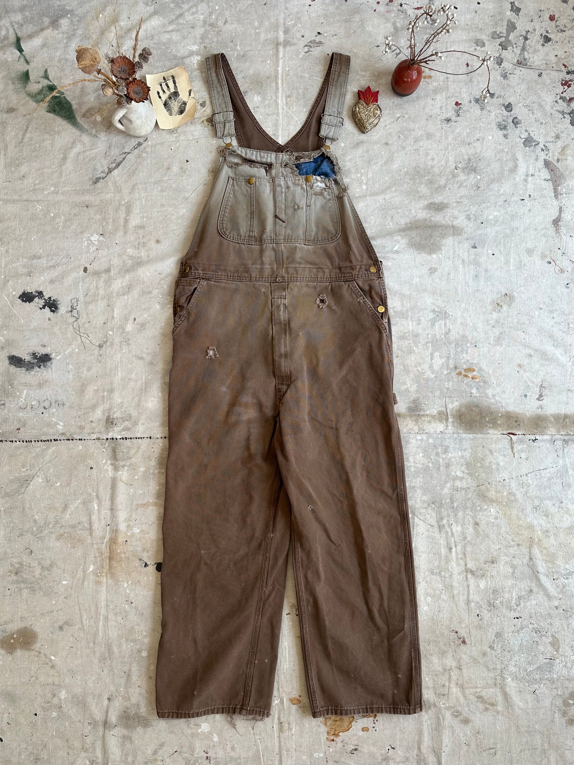 1990s Faded Thrashed Dickies Overalls