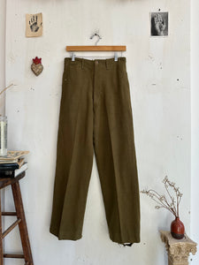 1960s Thrashed Heavy Military Trouser (28/30)