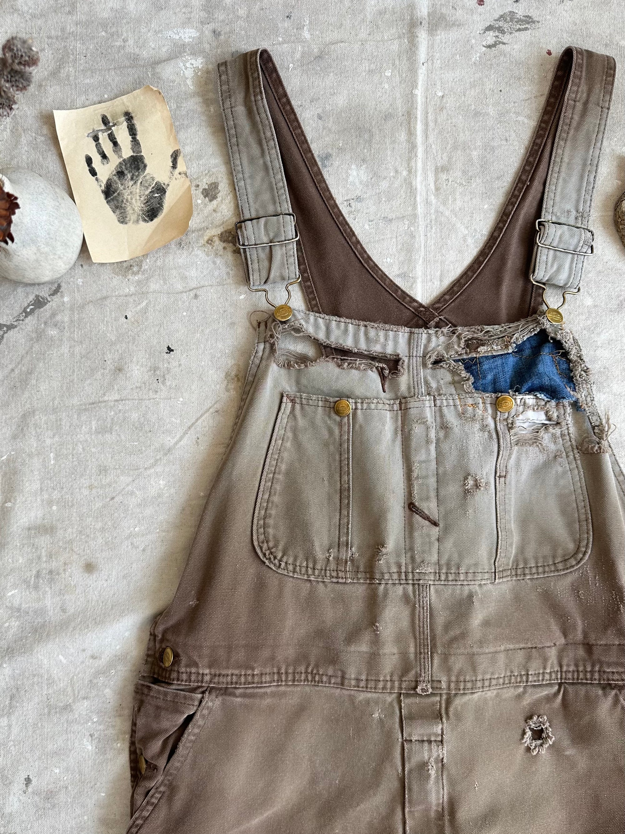 1990s Faded Thrashed Dickies Overalls