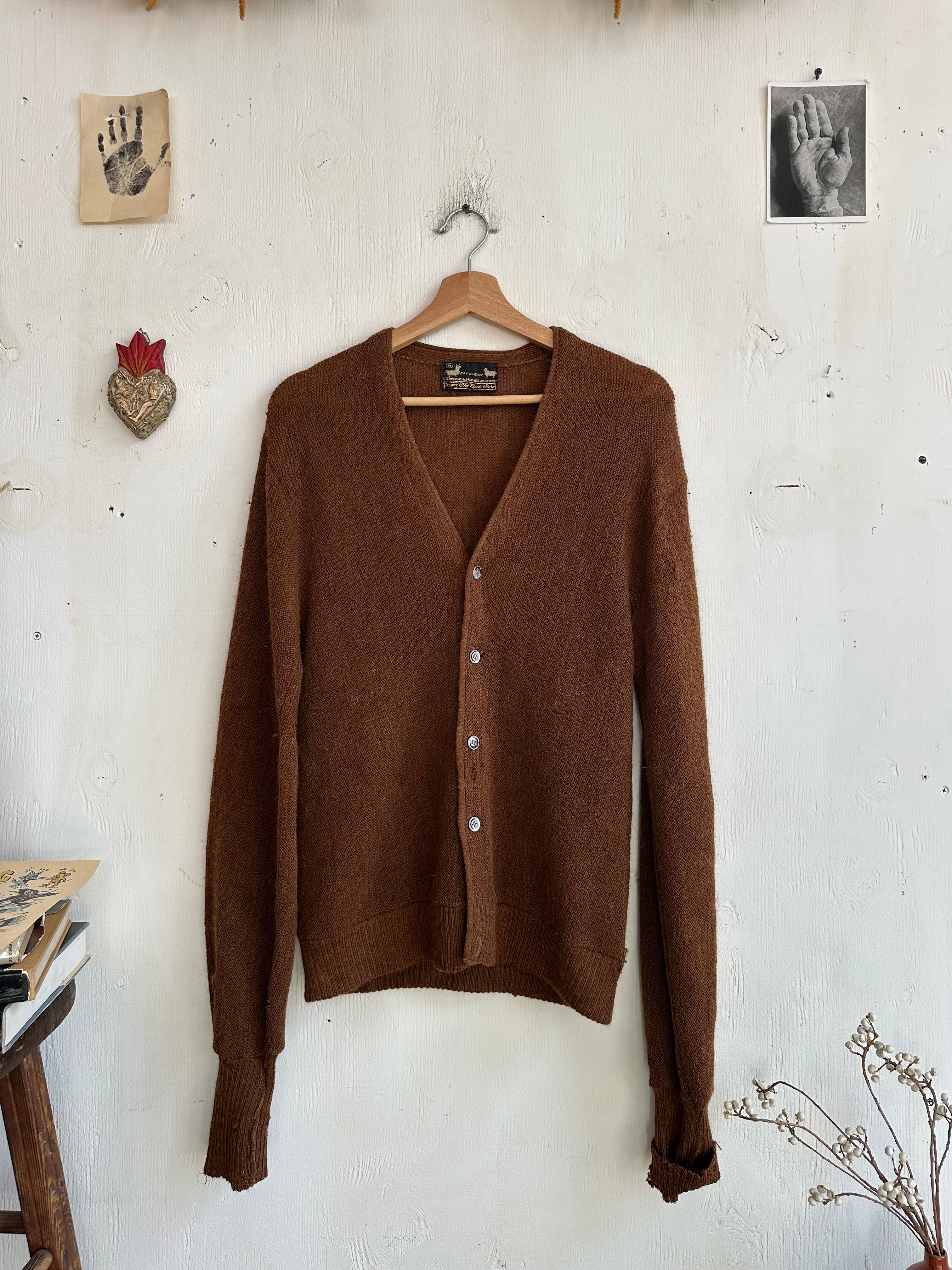 1970s Alpaca Cardigan (M)