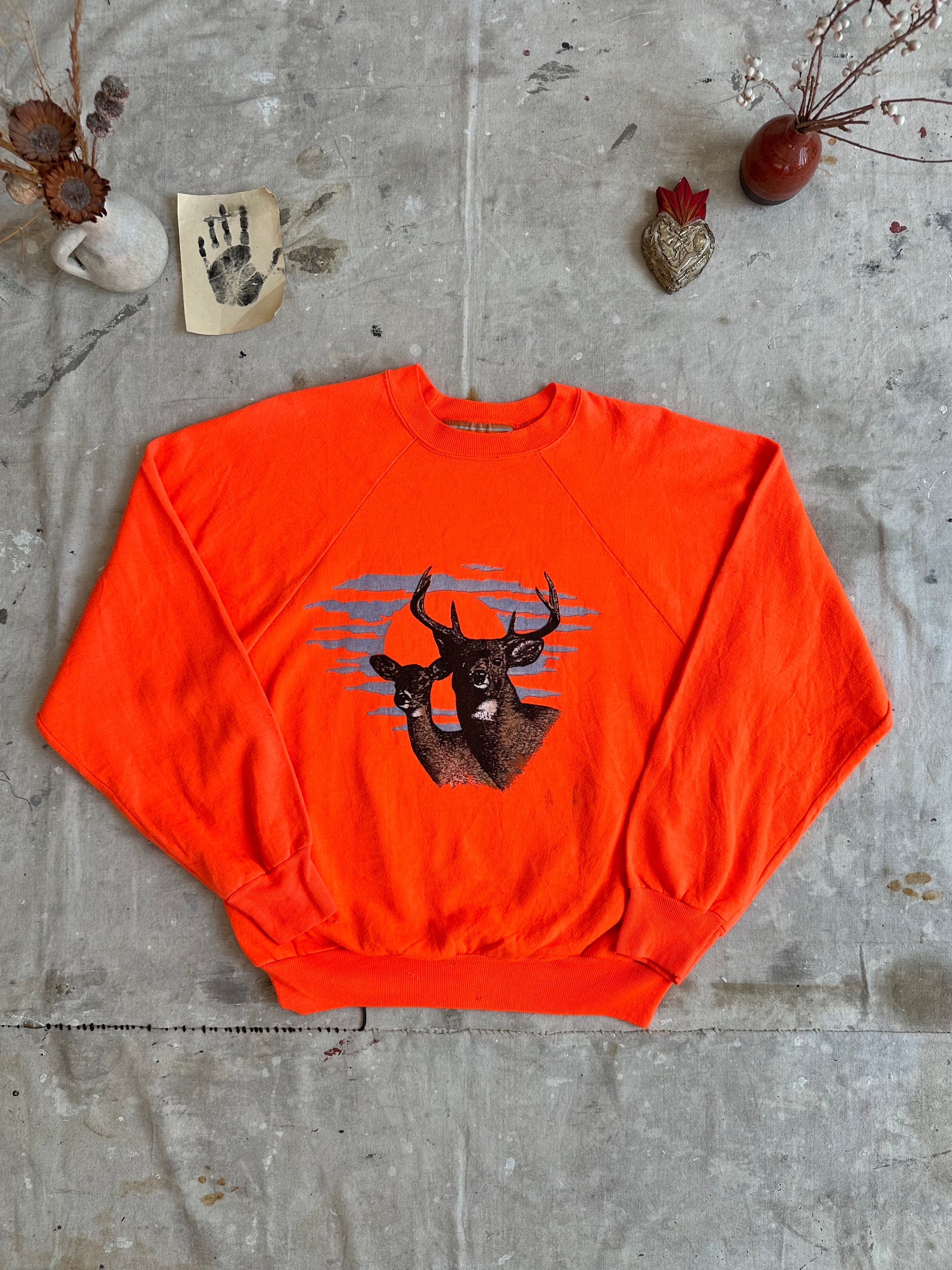 1990s Winchester Hi-Vis Buck Sweatshirt