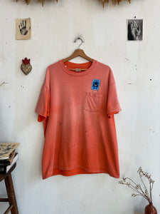 1990s Heavily Sunfaded Orange Tee (Boxy XL)