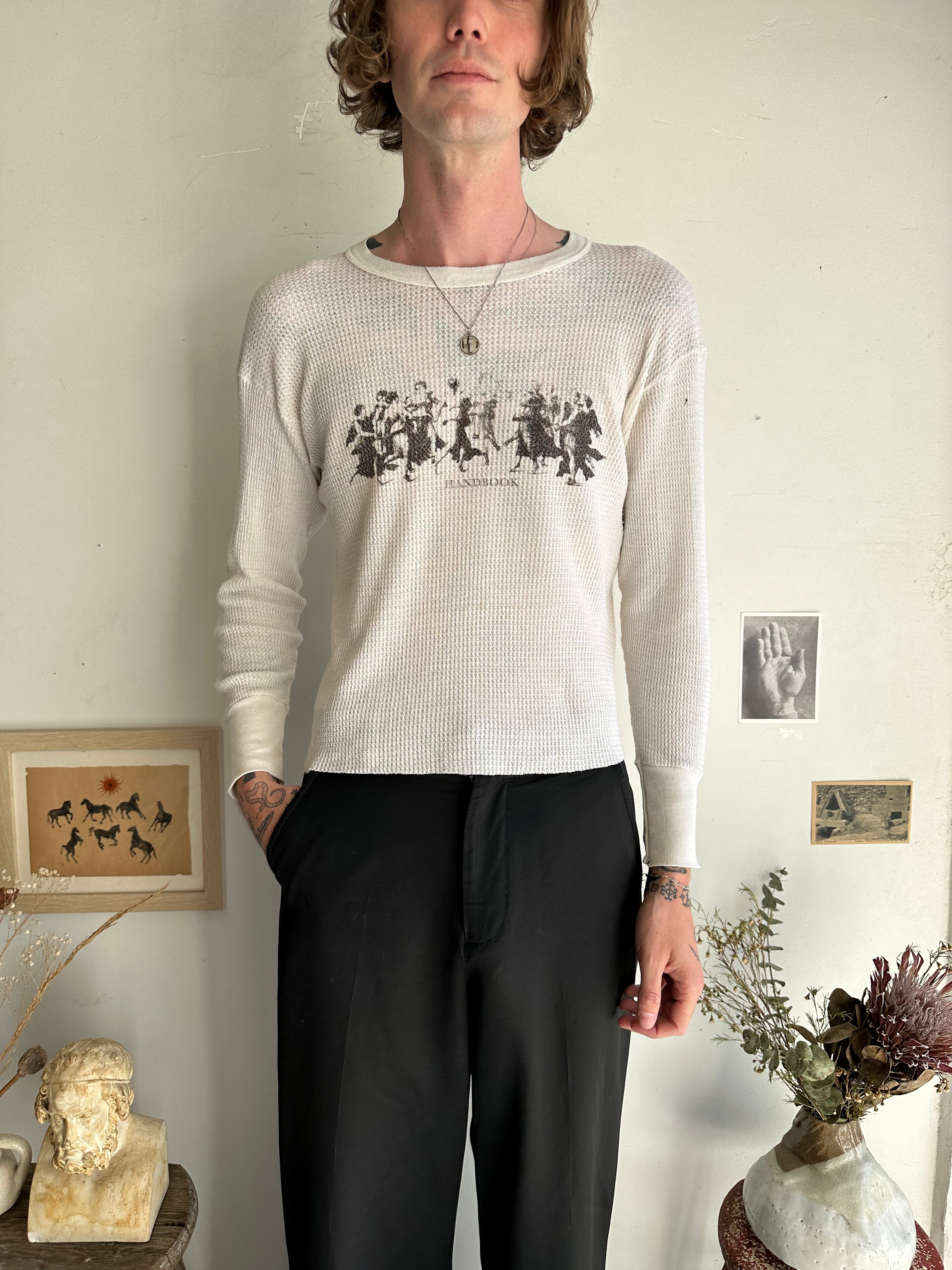 1980s Paper Thin Ashes Thermal (Boxy S/M)