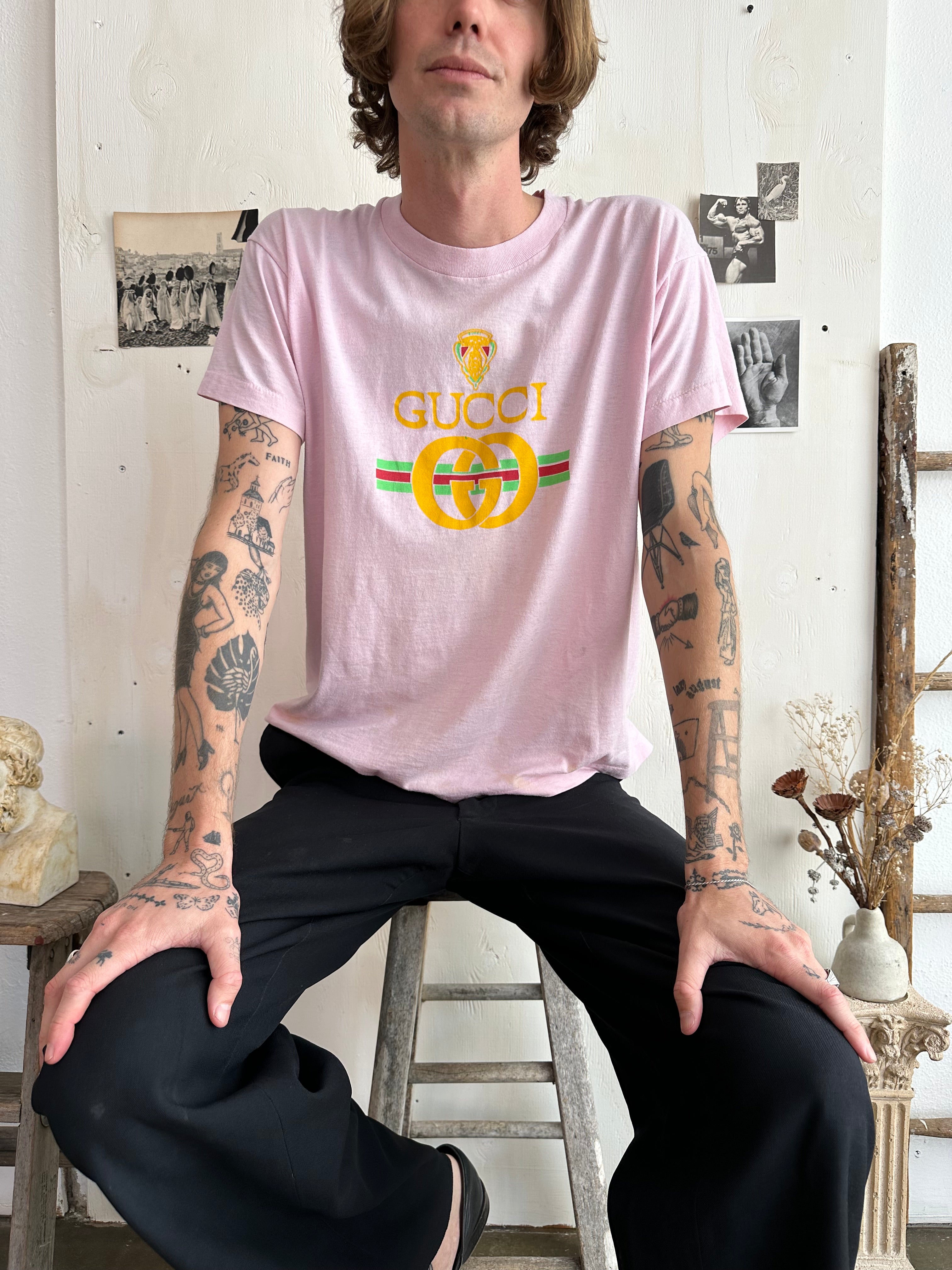 1980s Gucci Bootleg T-Shirt (L)