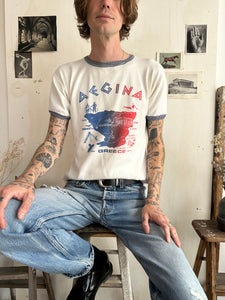 1970s Greece Ringer Tee (Boxy M)