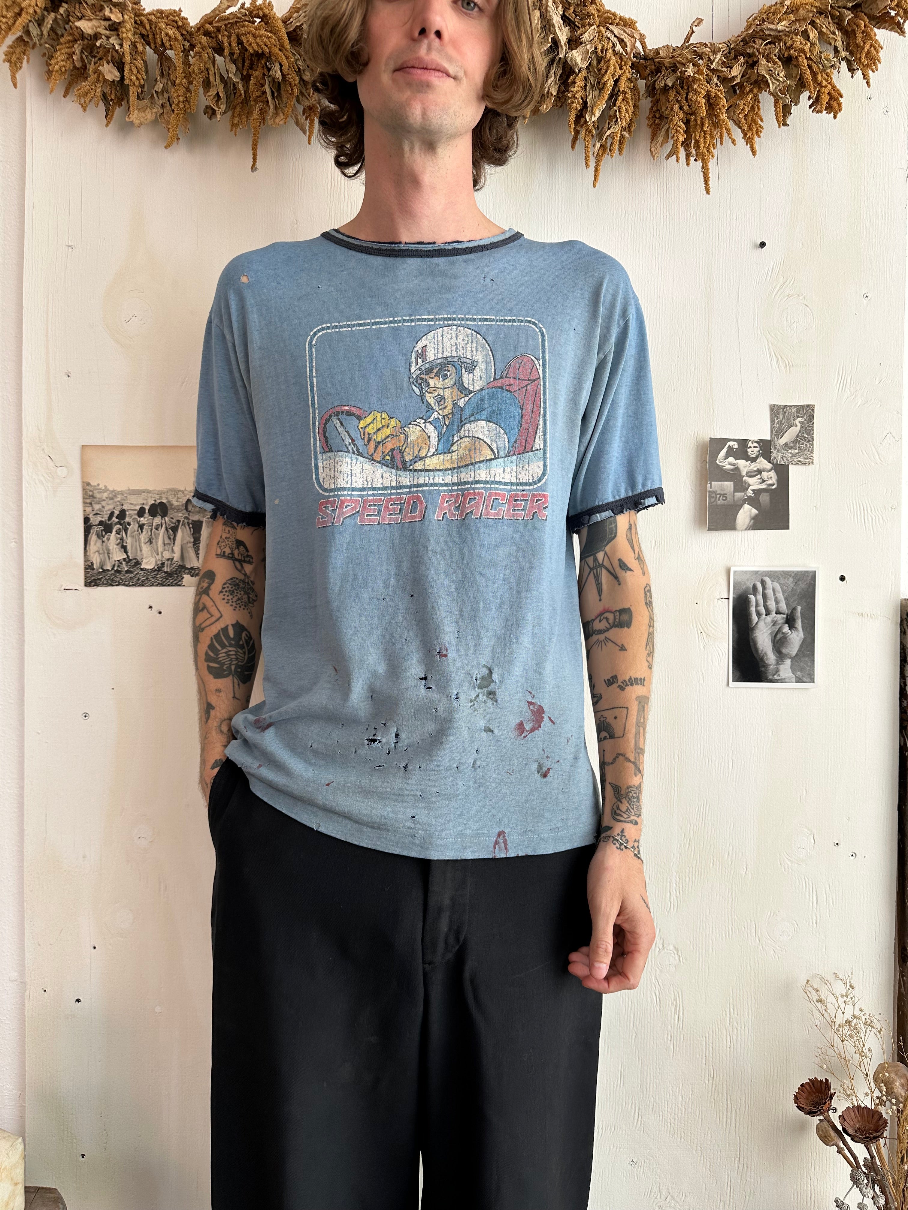 1990s Thrashed Speed Racer Ringer (M/L)
