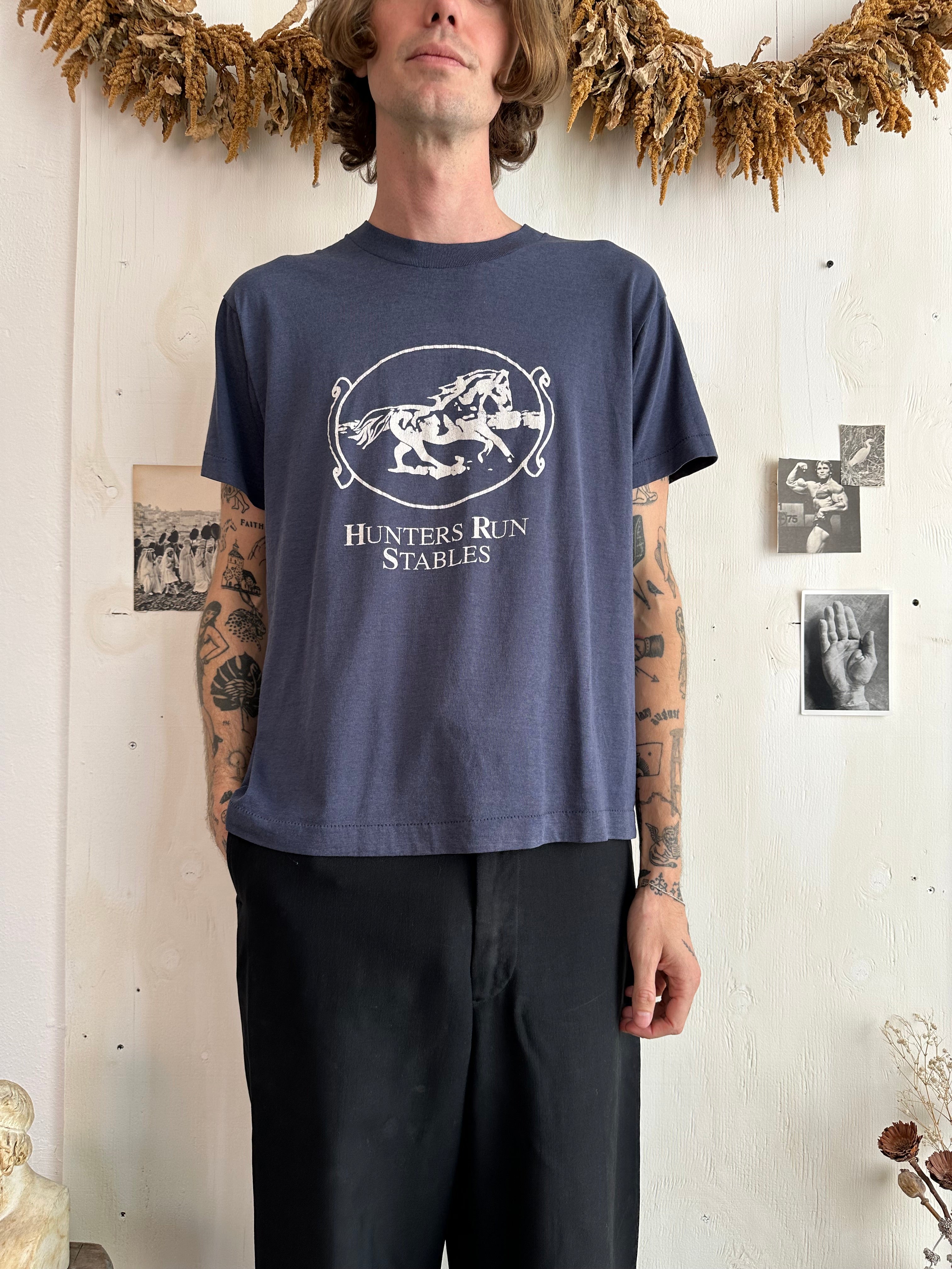 1980s Hunters Run Stables T-Shirt (M/L)